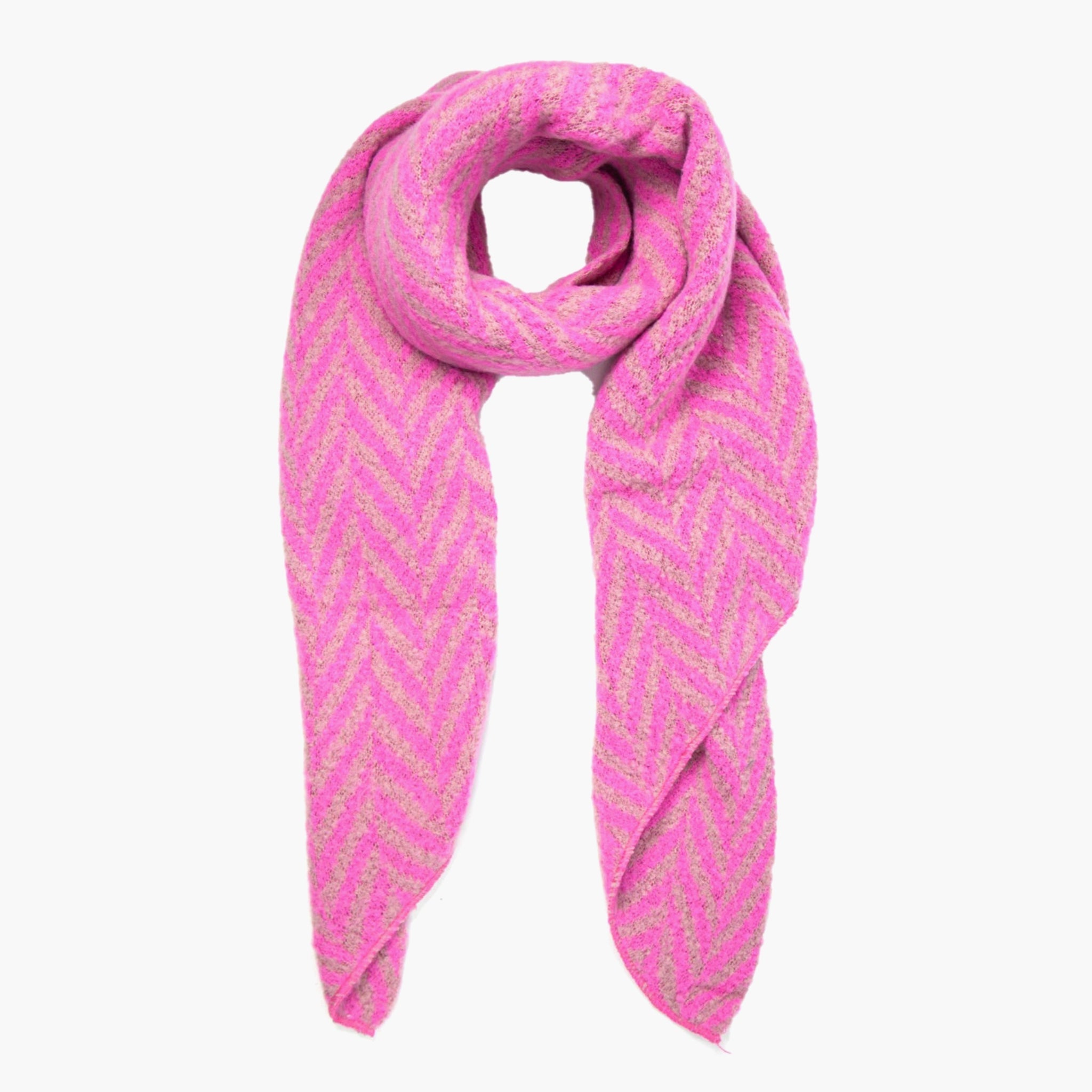 jay-pink-asymmetric-chevron-heavyweight-scarf-striped