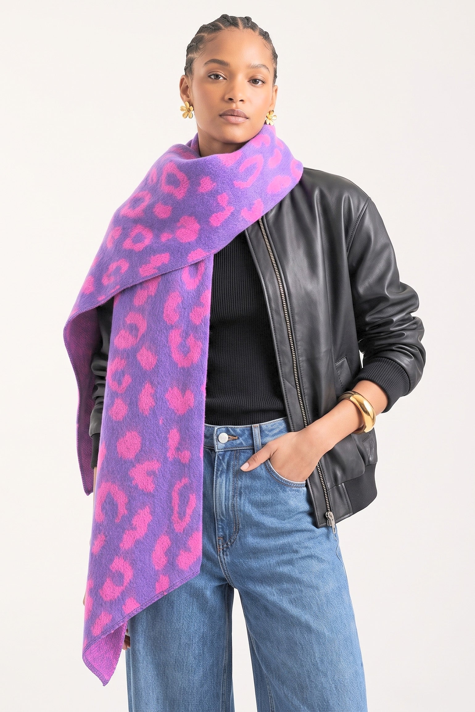 nico-purple-pink-leopard-heavyweight-scarf-animal-print
