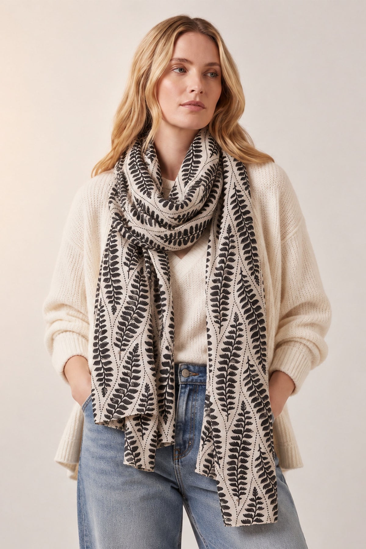cream-fern-leaf-lightweight-scarf