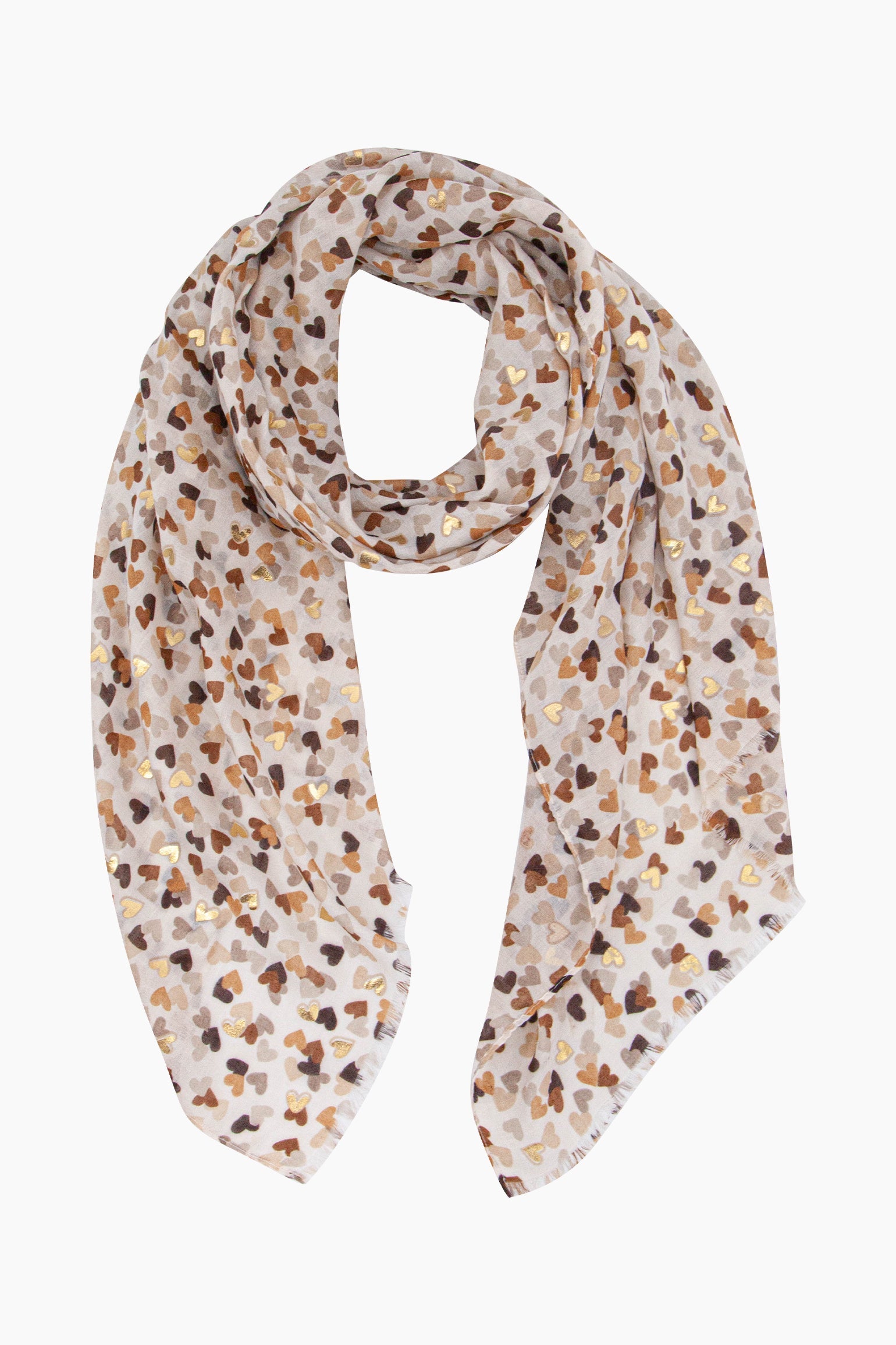 Heart-Print-Lightweight-Scarf-in-Neutral-Front