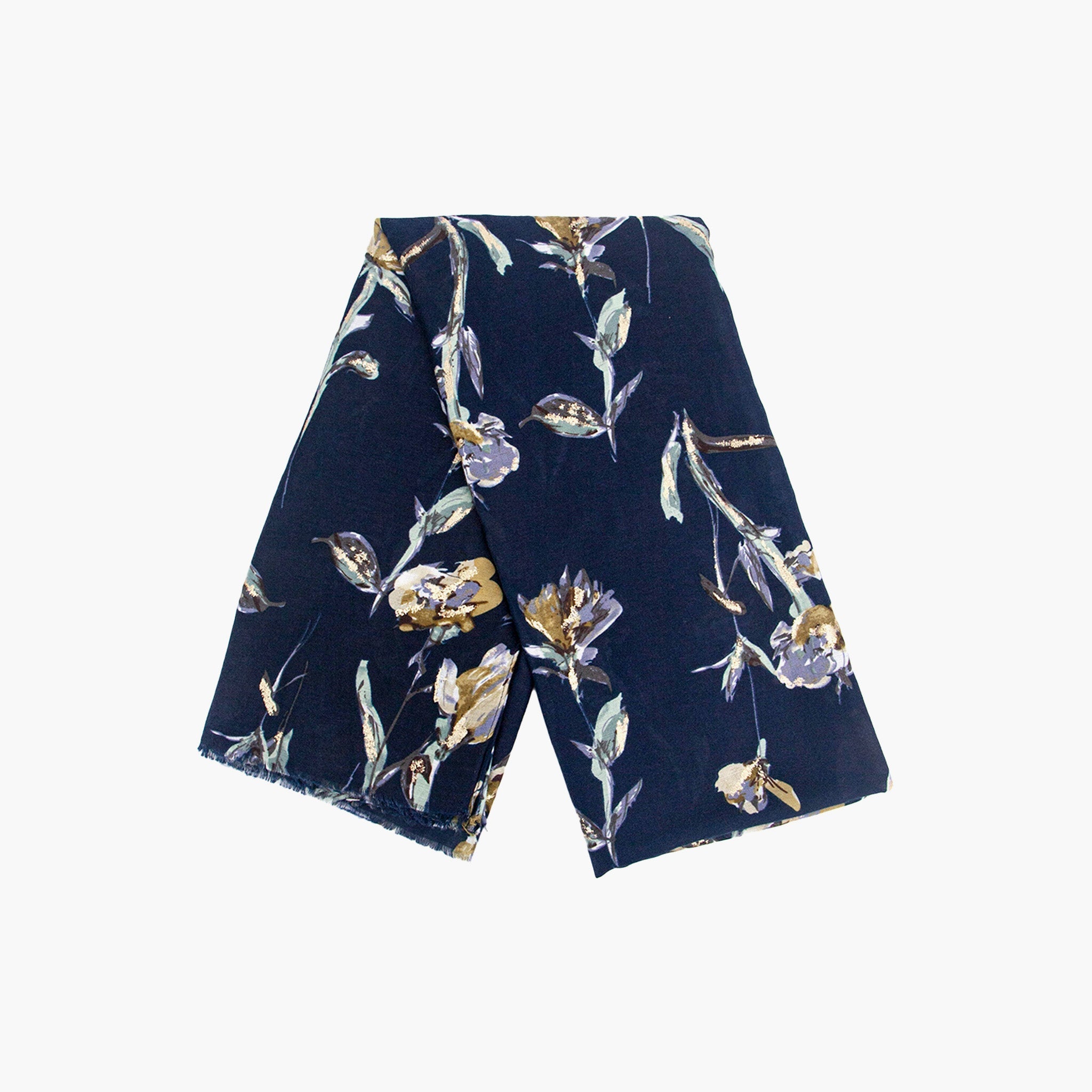 vaeda-navy-blue-floral-lightweight-scarf-folded