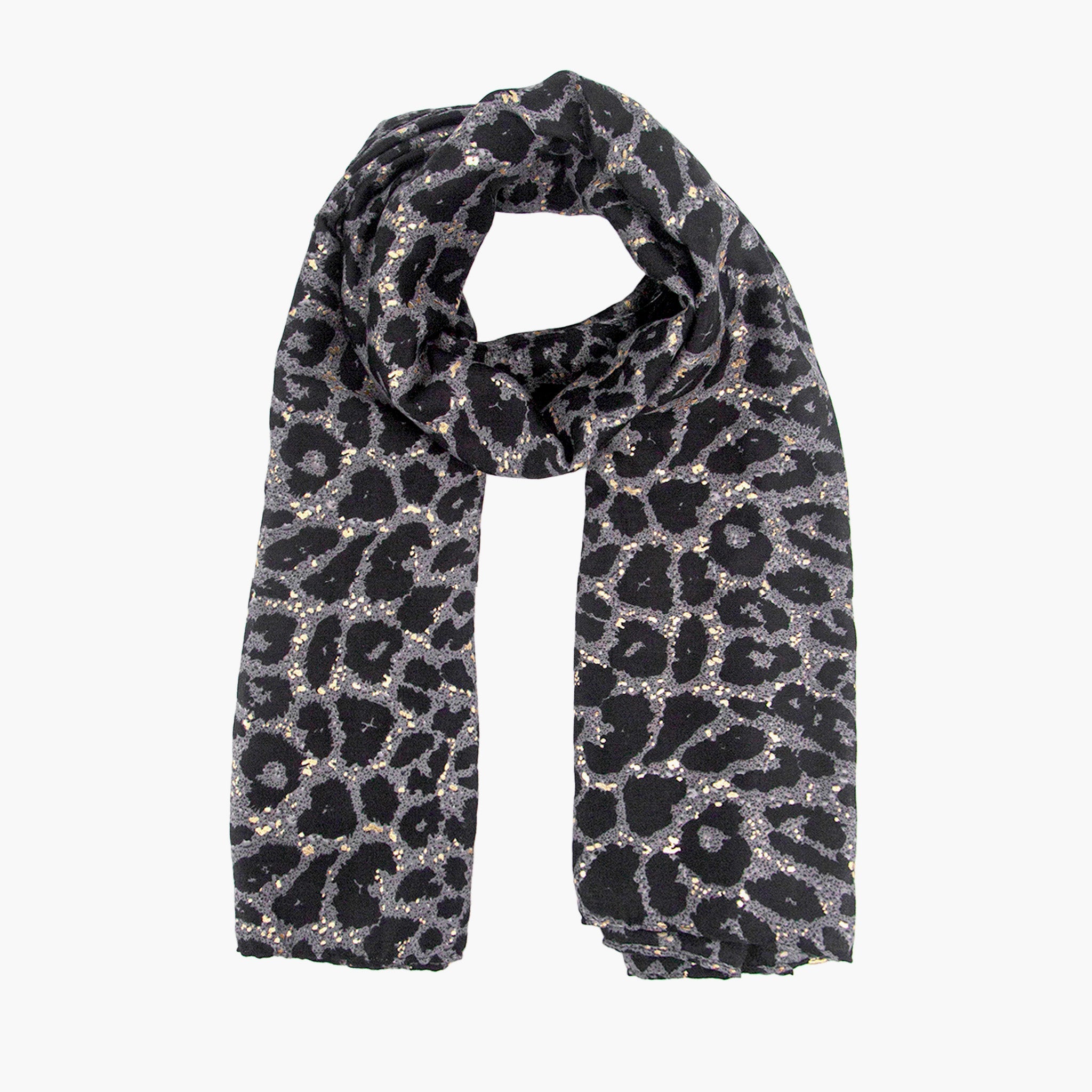 casey-grey-leopard-lightweight-scarf-gold-foil-speckles