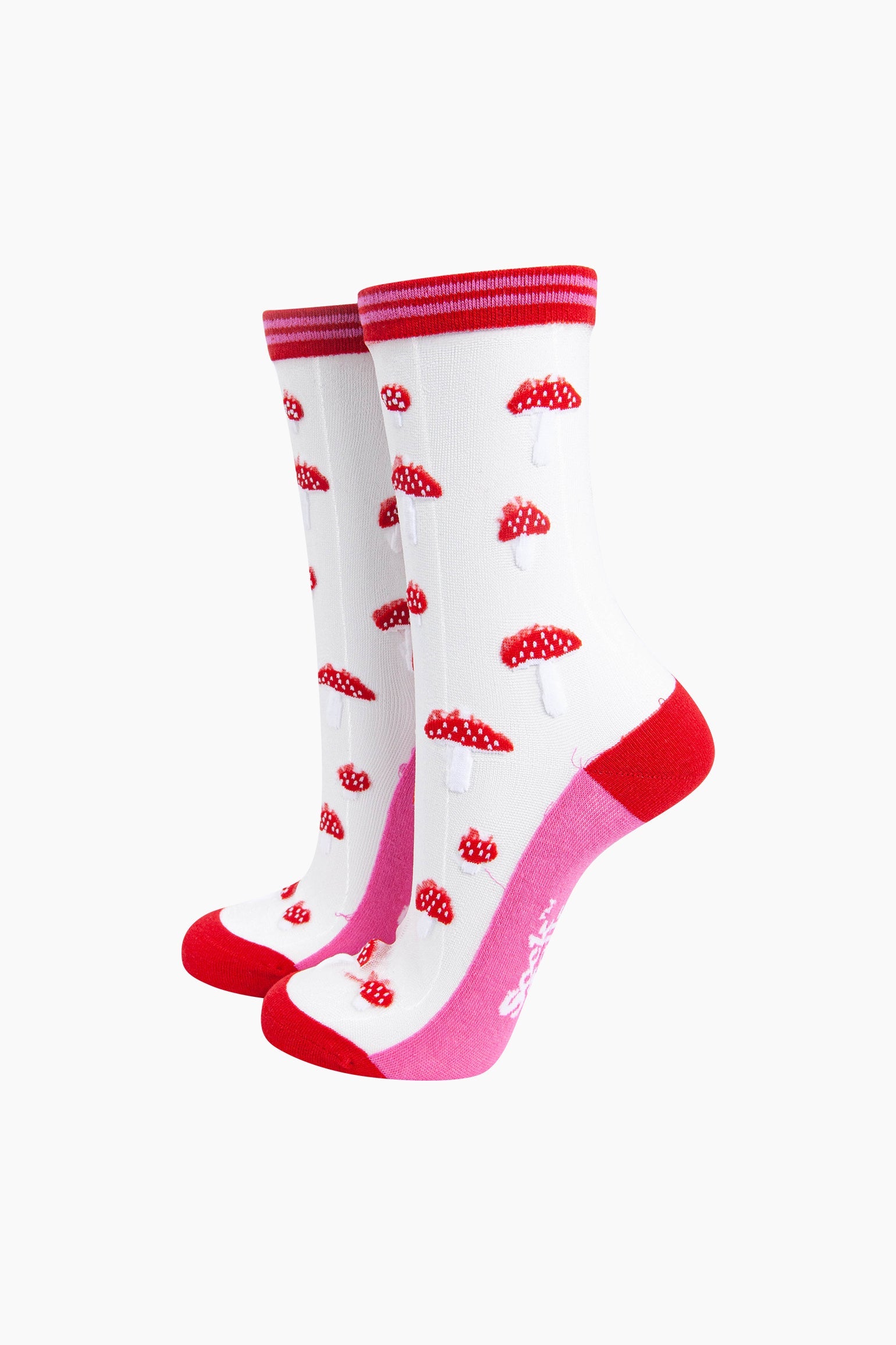 Toadstools-Combed-Cotton-Sheer-Pop-Socks-in-Red-Mannequin