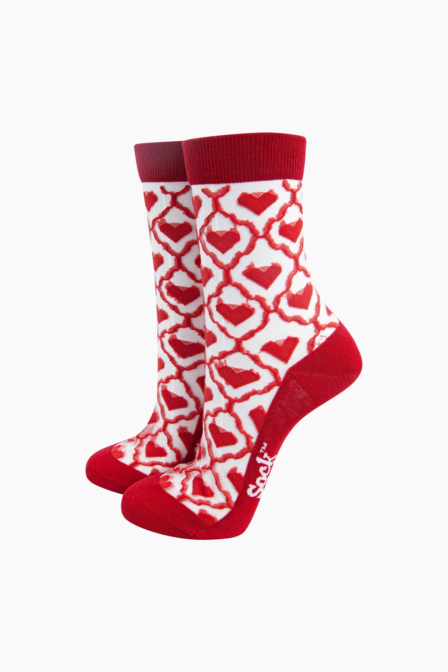 Heart-Ribbon-Combed-Cotton-Sheer-Pop-Socks-in-Red-Mannequin