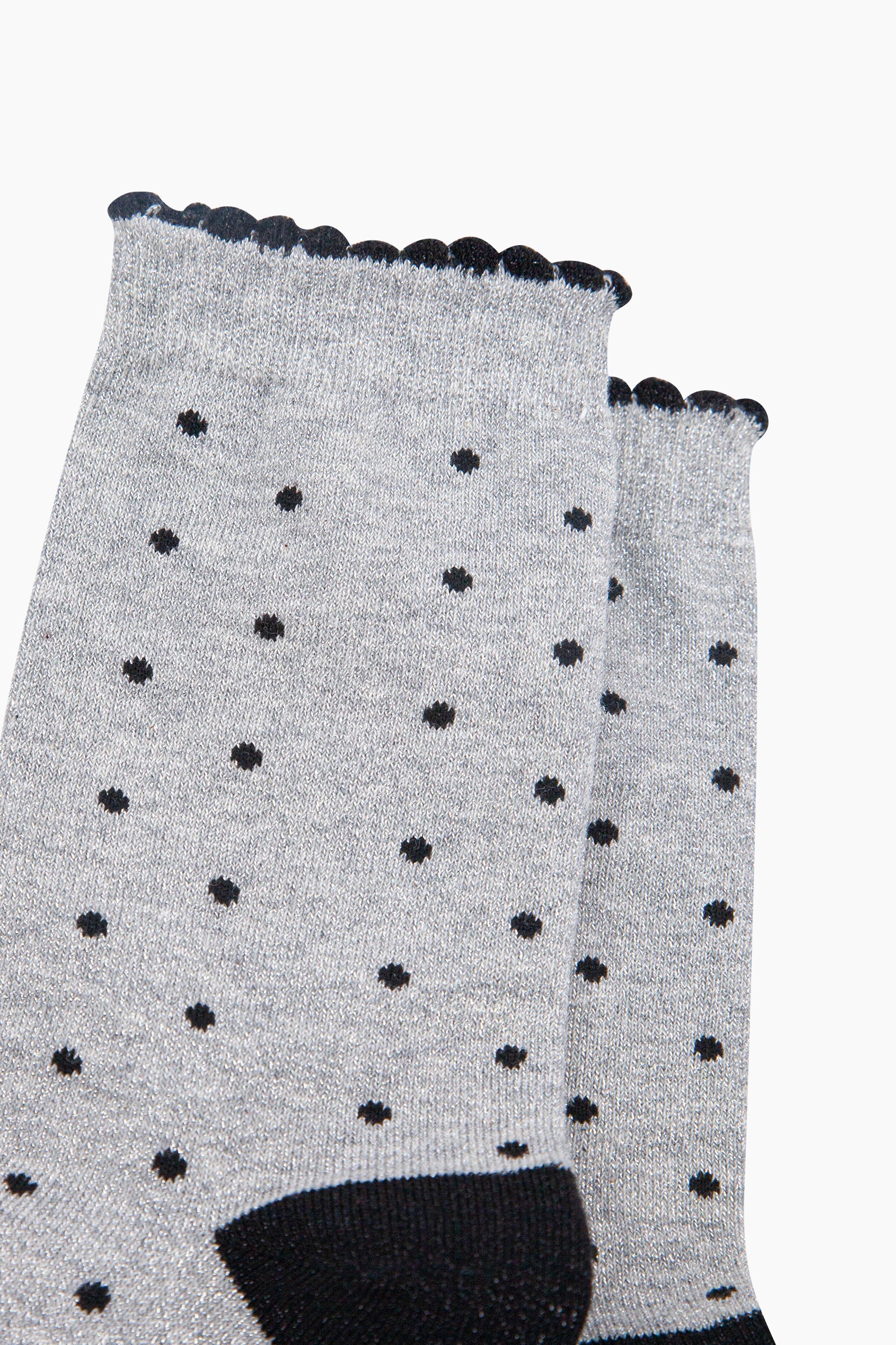 Small-Spots-Combed-Cotton-Glitter-Socks-in-Light-Grey-close-up