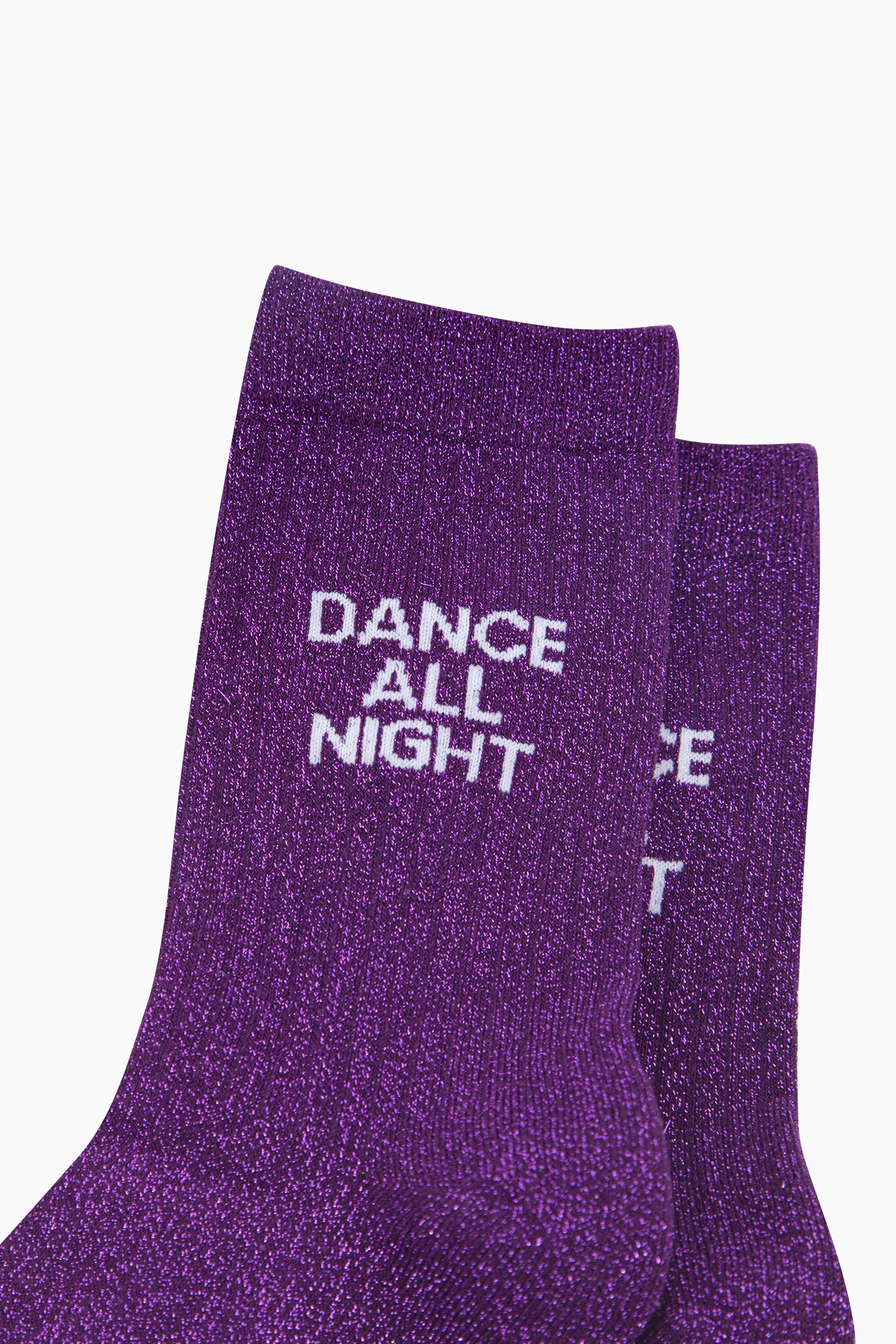 Dance-All-Night-Combed-Cotton-Glitter-Socks-in-Purple-Closeup