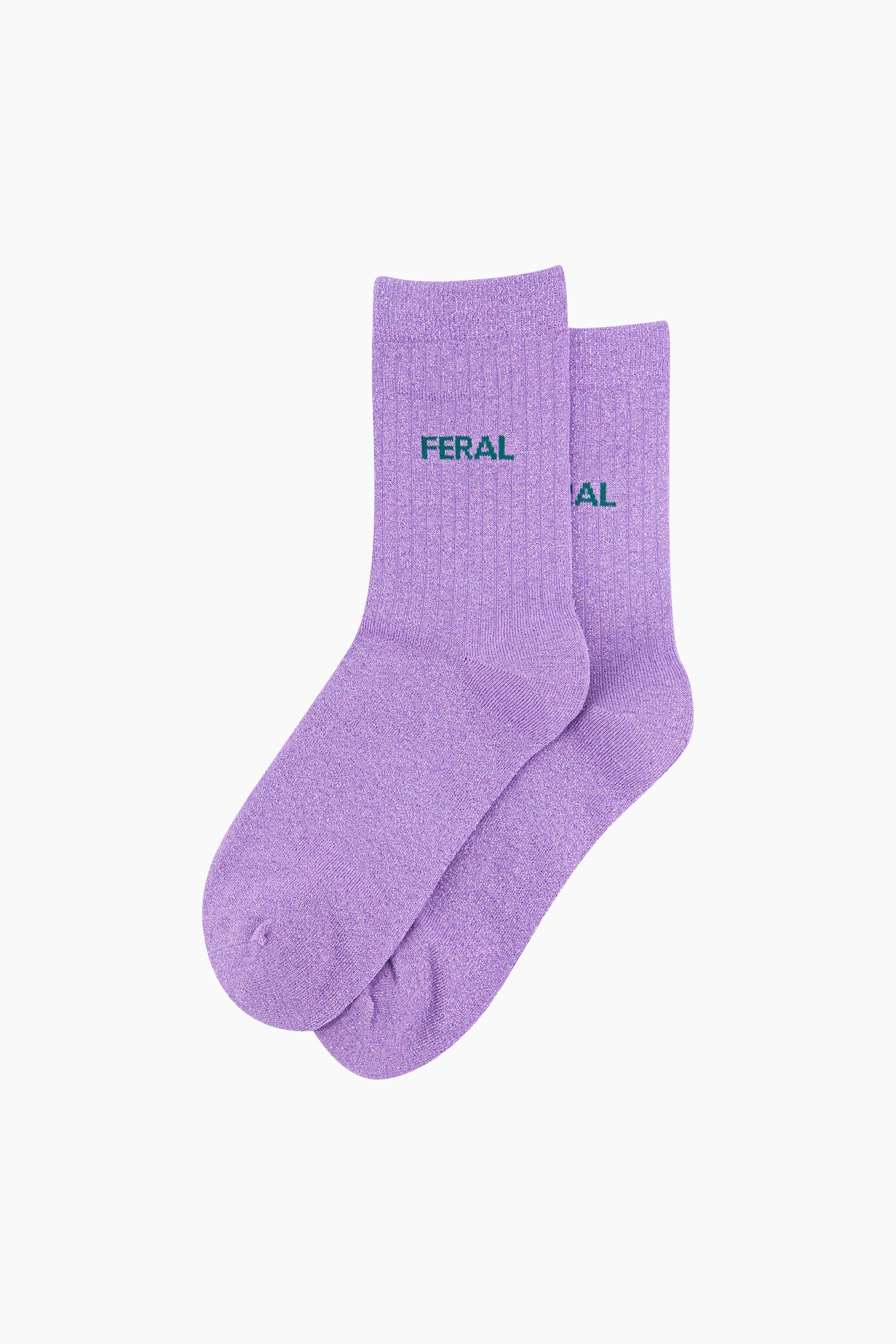 Feral-Combed-Cotton-Glitter-Socks-in-Lilac-Closeup