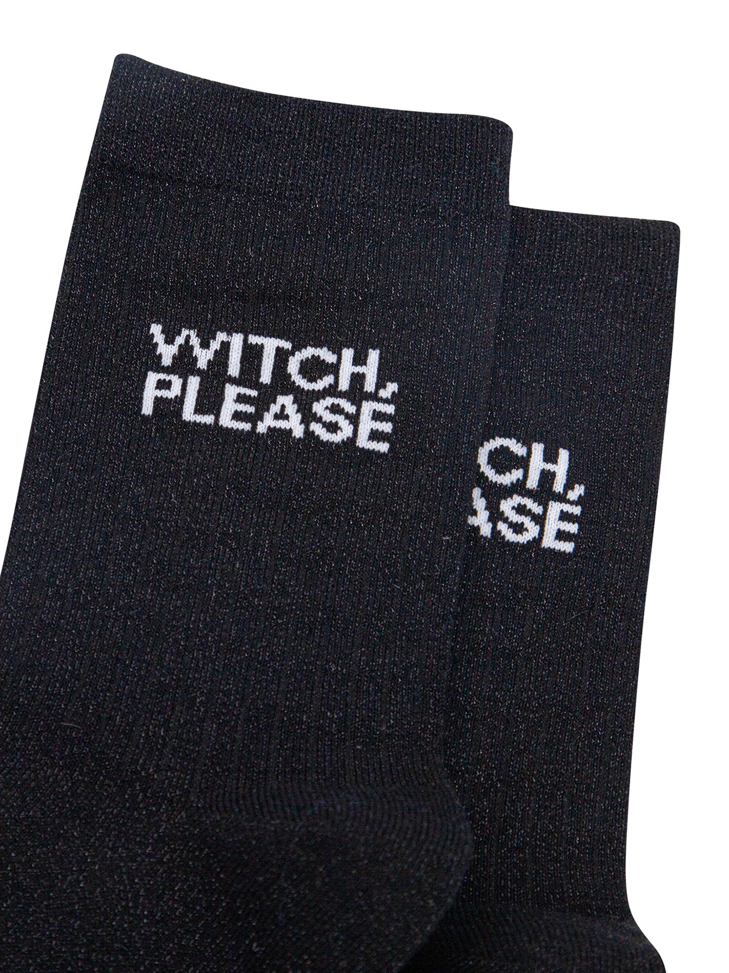 Witch-Please-Combed-Cotton-Glitter-Socks-in-Black-Closeup