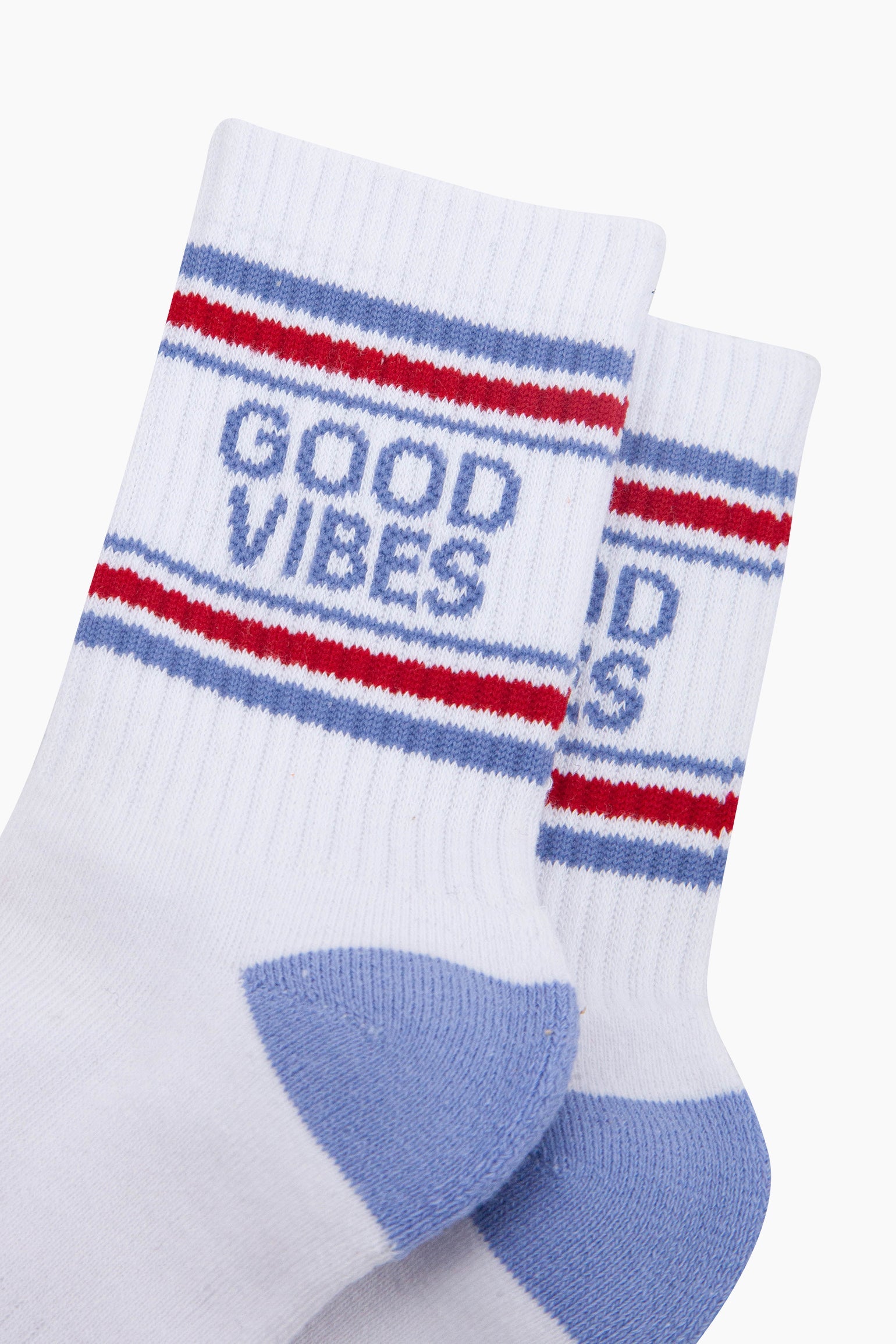 Good-Vibes-Organic-Cotton-Sports-Socks-in-White-Closeup