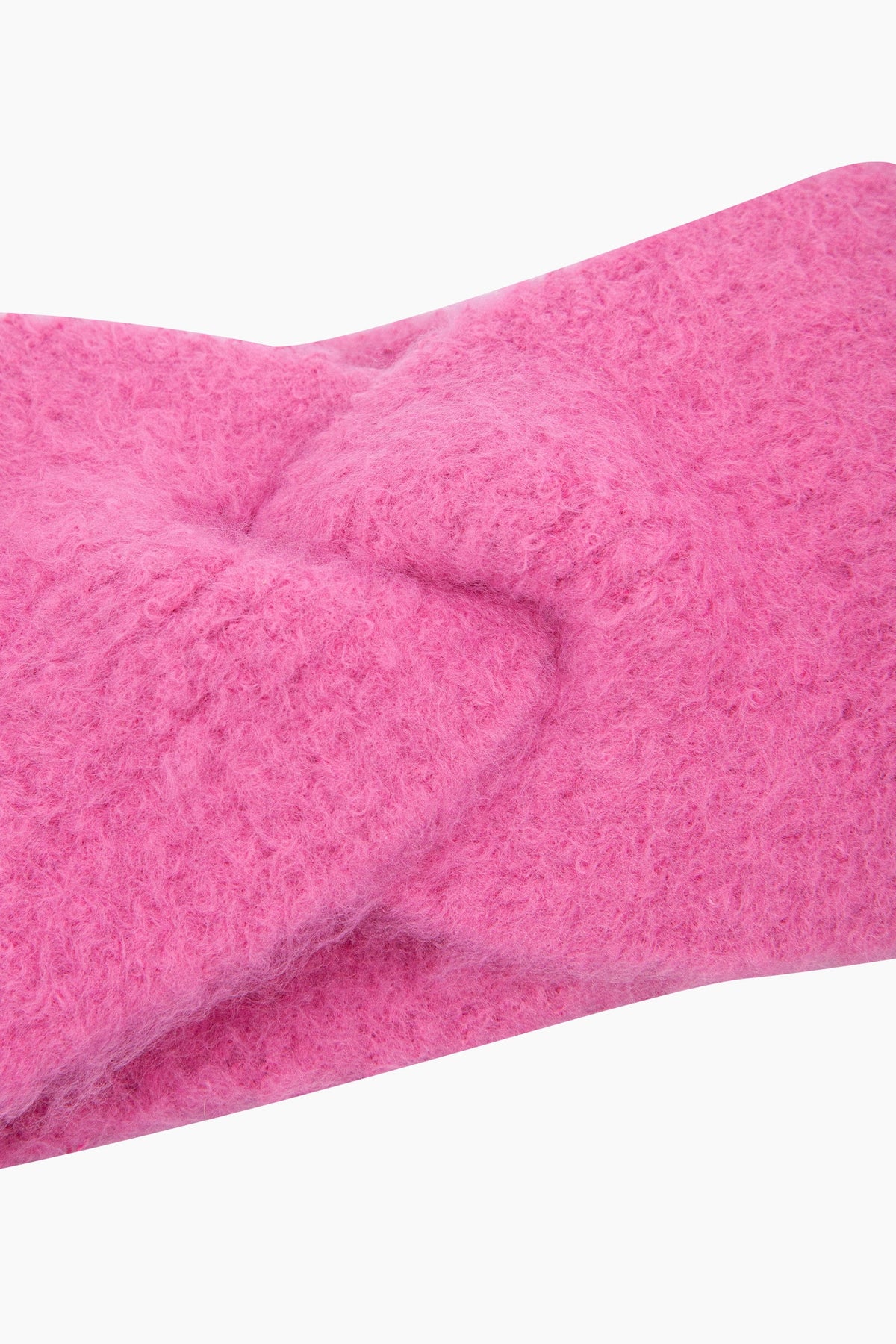 Textured-Knitted-Headband-in-Barbie-Pink
