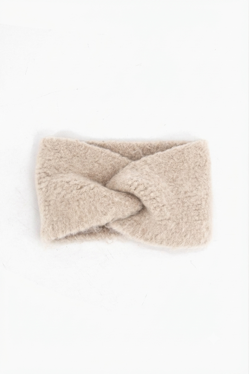 Textured-Knitted-Headband-in-Beige