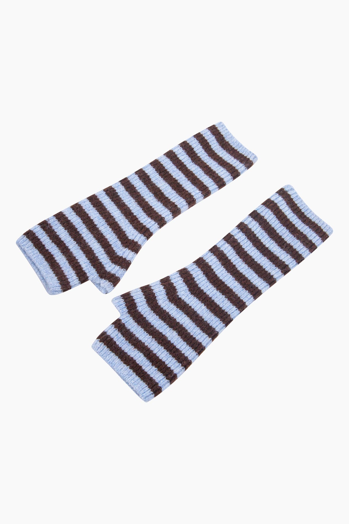 Brown-/Blue-Long-Striped-Wrist-Warmer