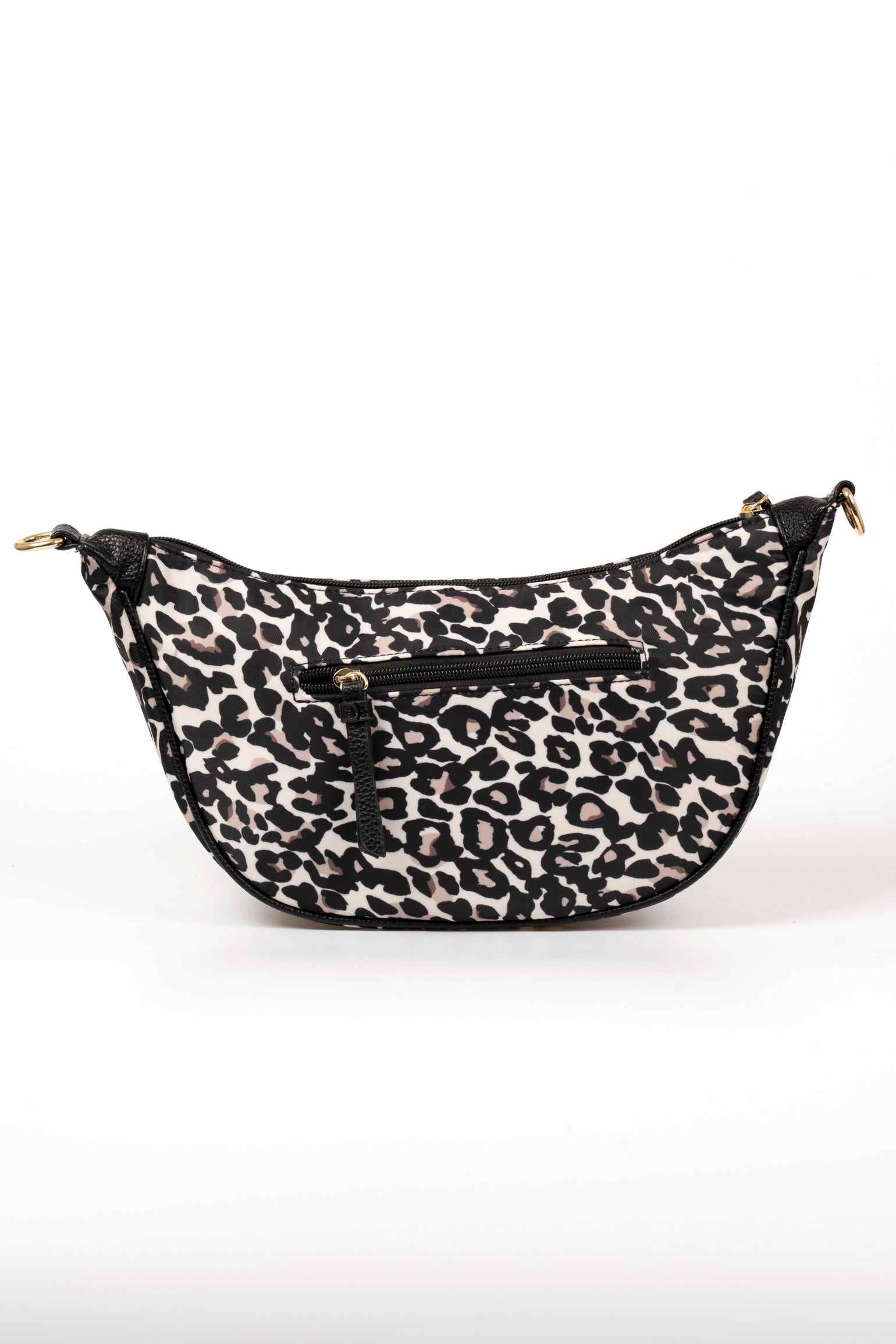 quinn-half-moon-crossbody-bag-cream-leopard-print-nylon-rear-zip-pocket