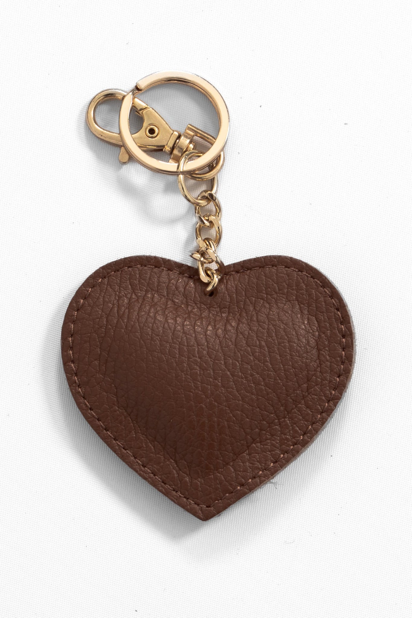 Valentina-Love-heart-Italian-Leather-Keyring-in-Chocolate