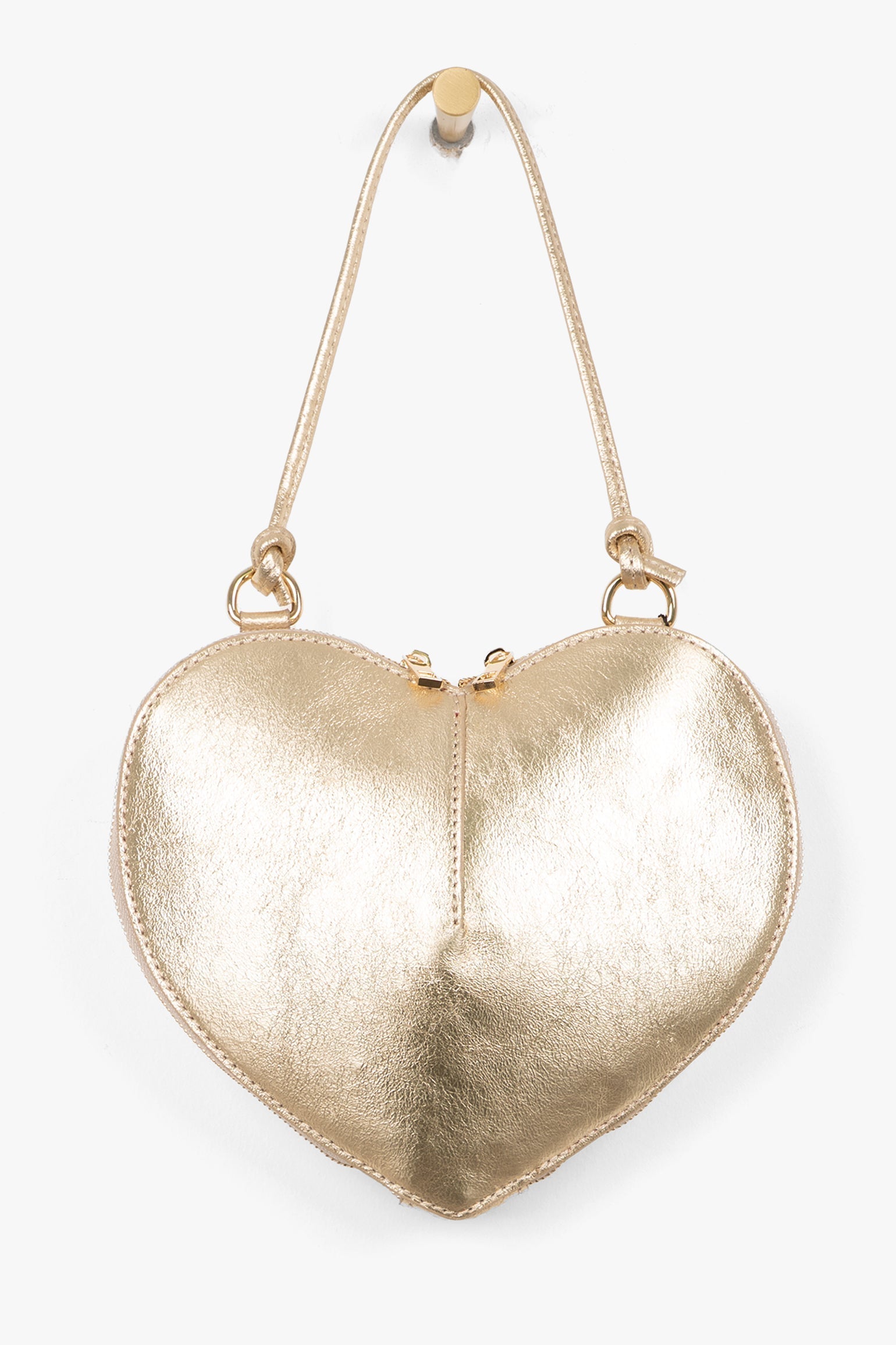 Heart-Crossbody-Bag-Metallic-Italian-Leather-in-Gold-Front