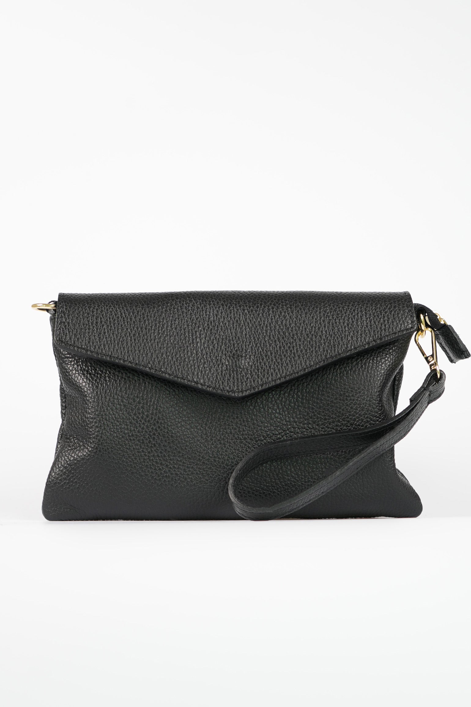 italian-leather-envelope-clutch-bag-black-front