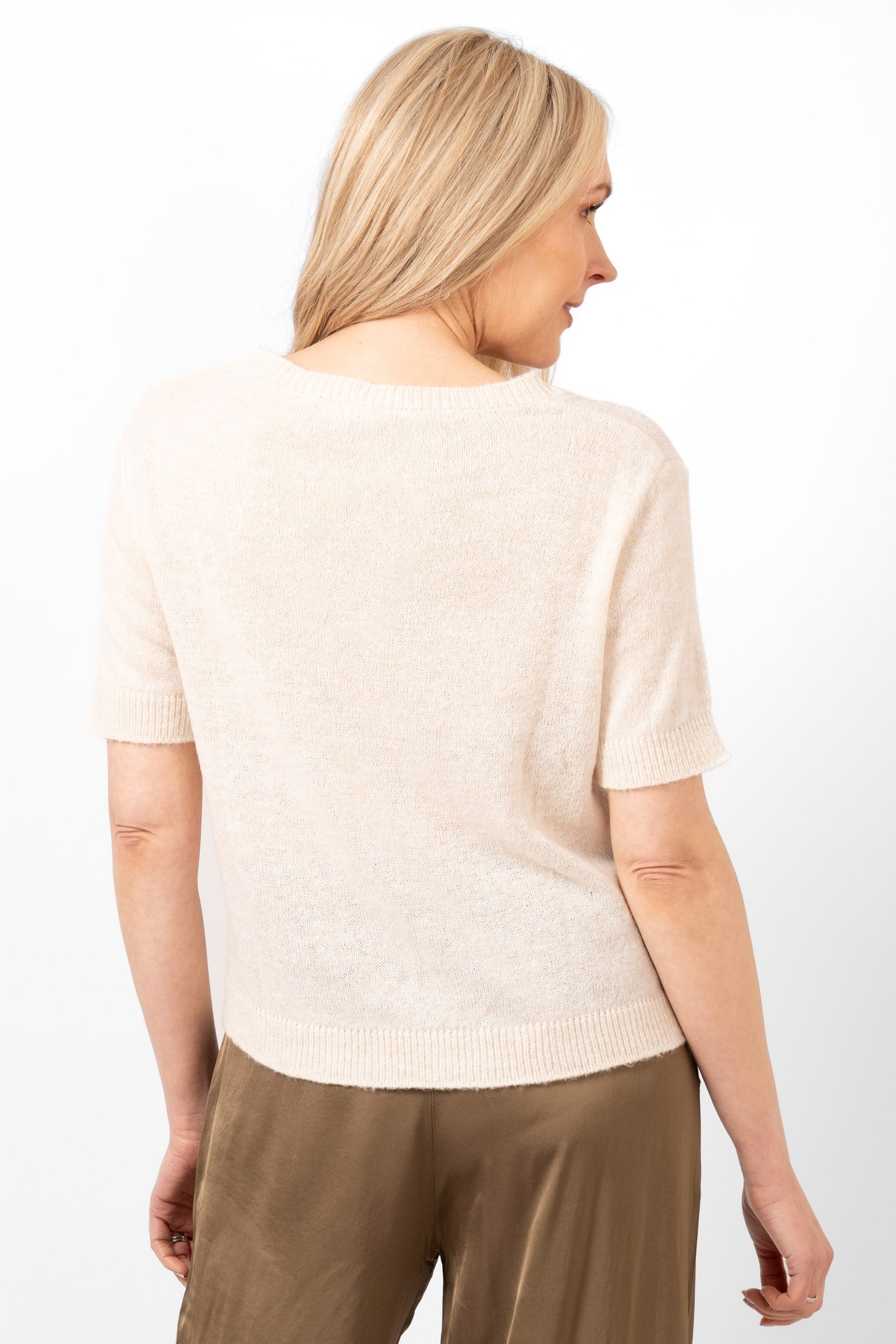 cece-wool-blend-short-sleeve-box-jumper-cream-rear-view-round-neck