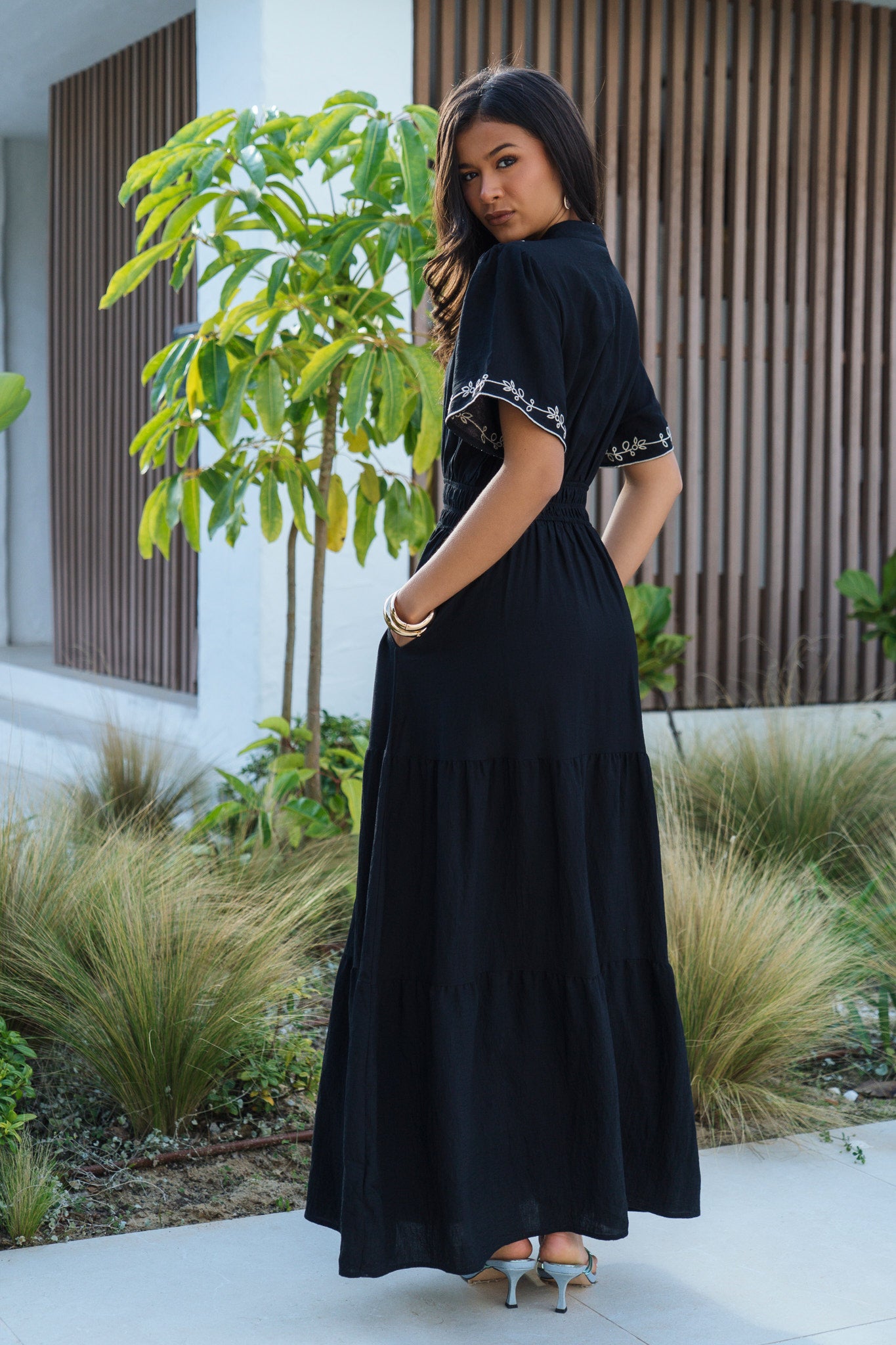 Embroidered-Tiered-Maxi-Dress-in-Black
