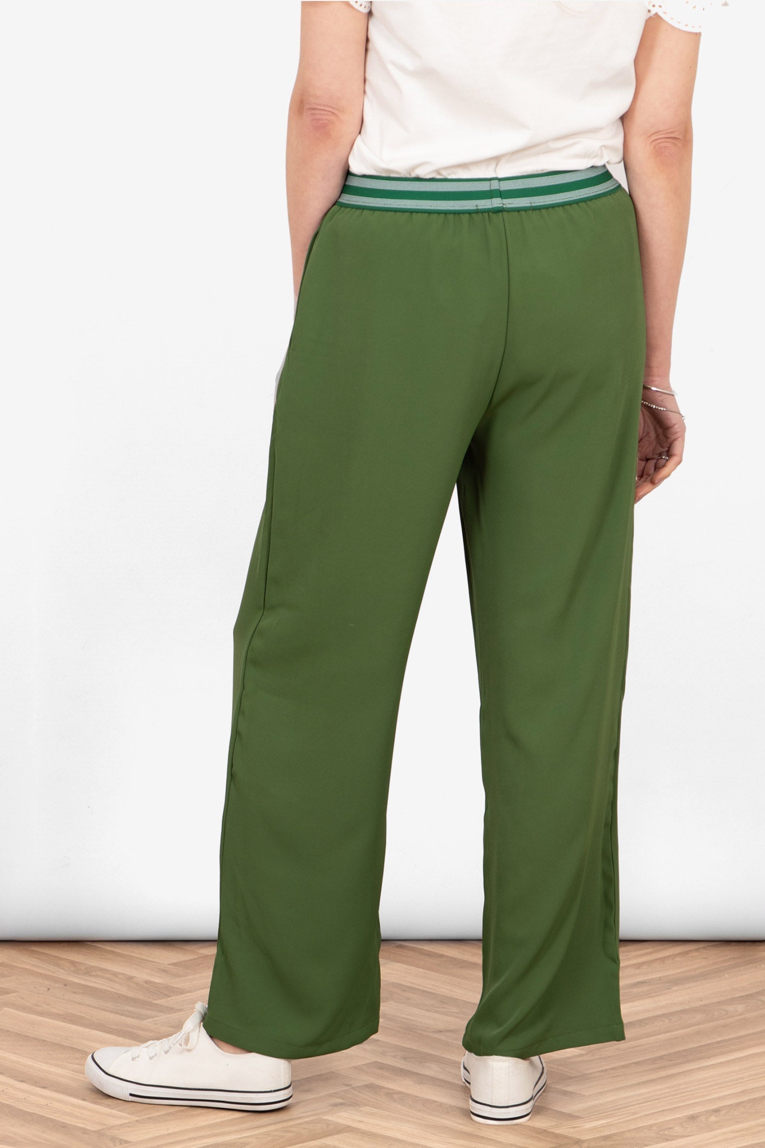 amber-wide-leg-trousers-khaki-striped-waistband-side-view-relaxed-design-green