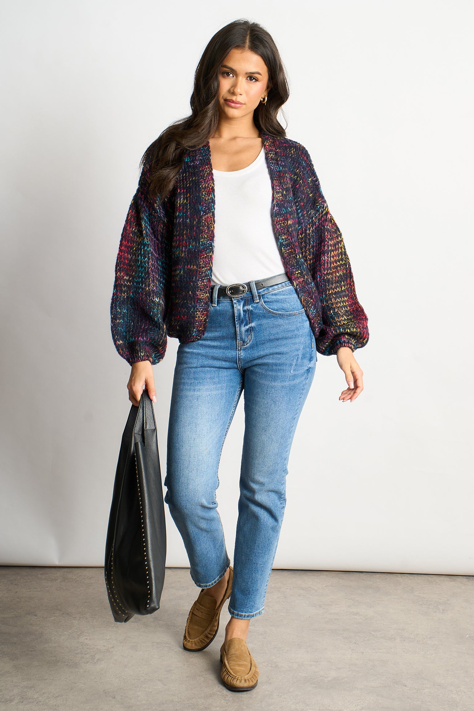 brodie-wool-blend-cardigan-navy-blue-rainbow-knit-colourful