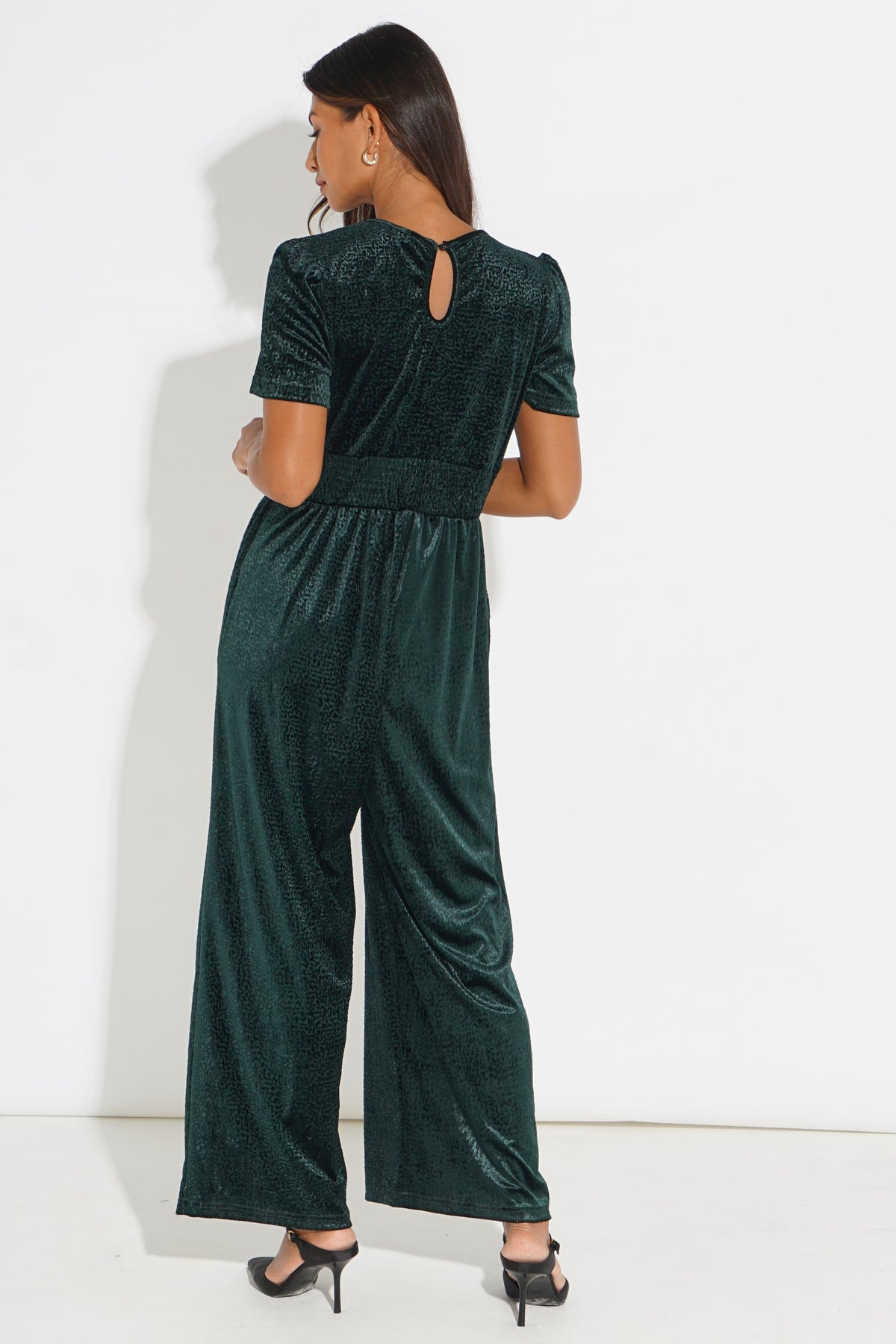 Textured-Velvet-Lydia-Jumpsuit-in-Green