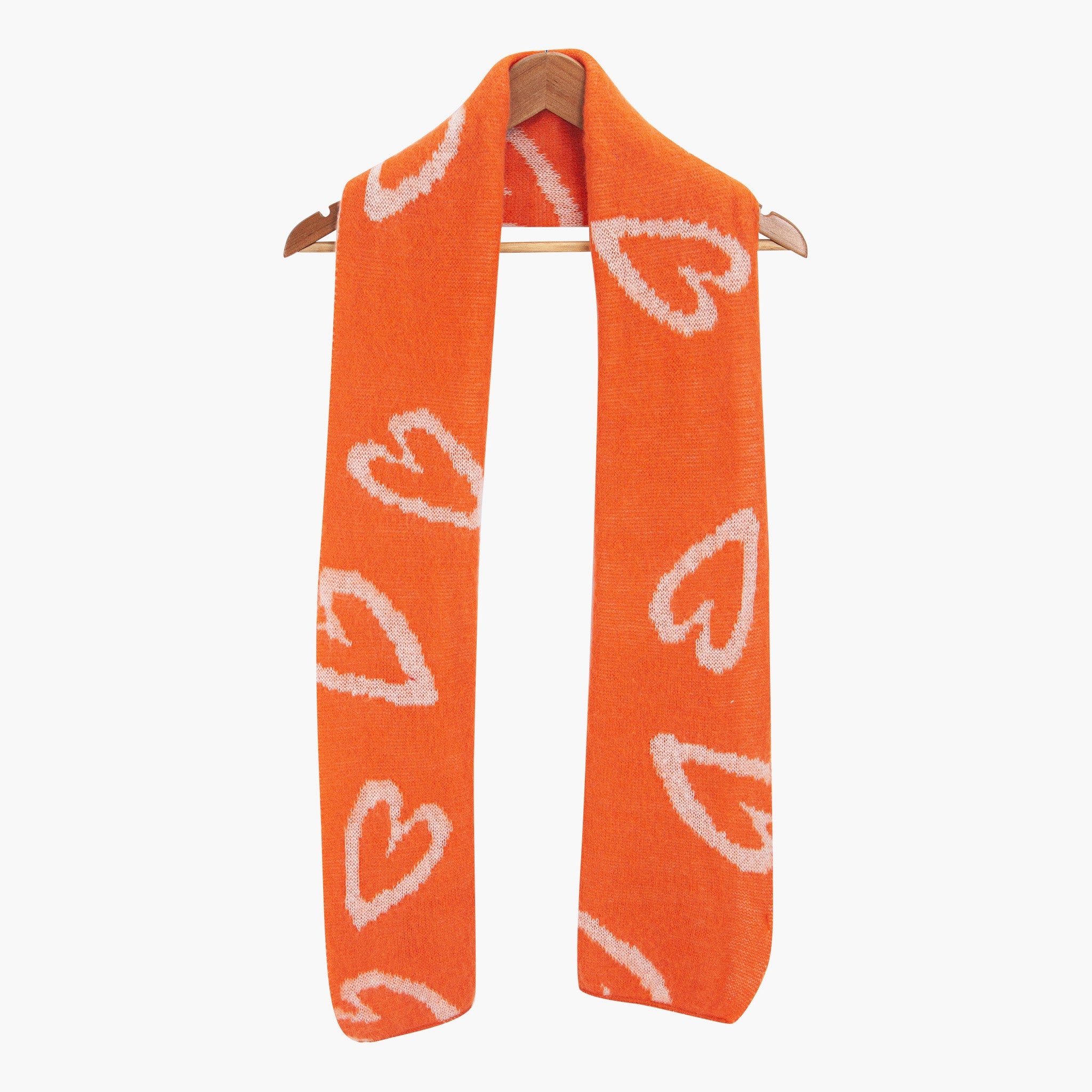 zuri-cream-orange-sketched-hearts-heavyweight-scarf-draped-long