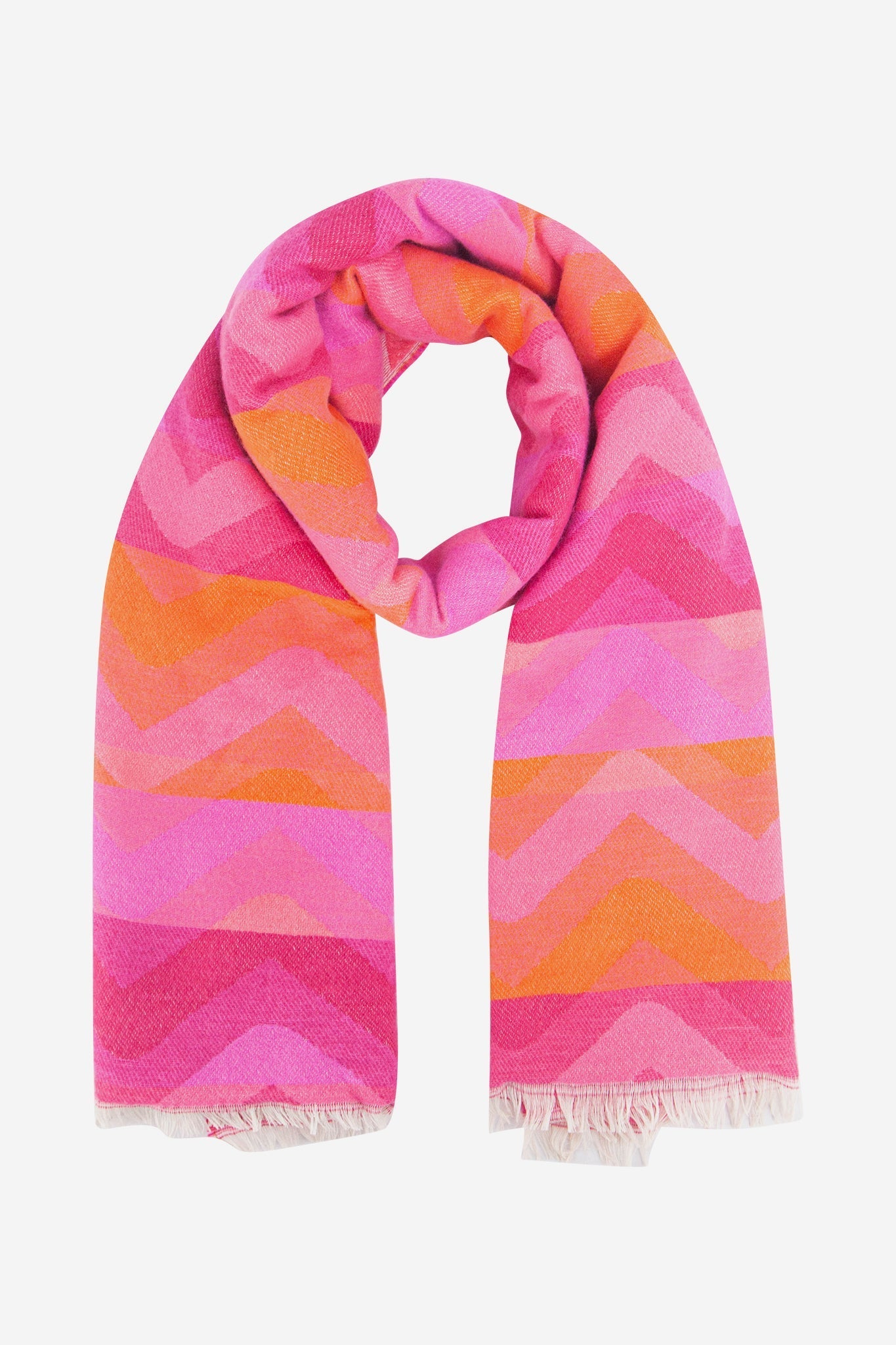 bowie-pink-orange-zig-zag-heavyweight-scarf-fringed-edge