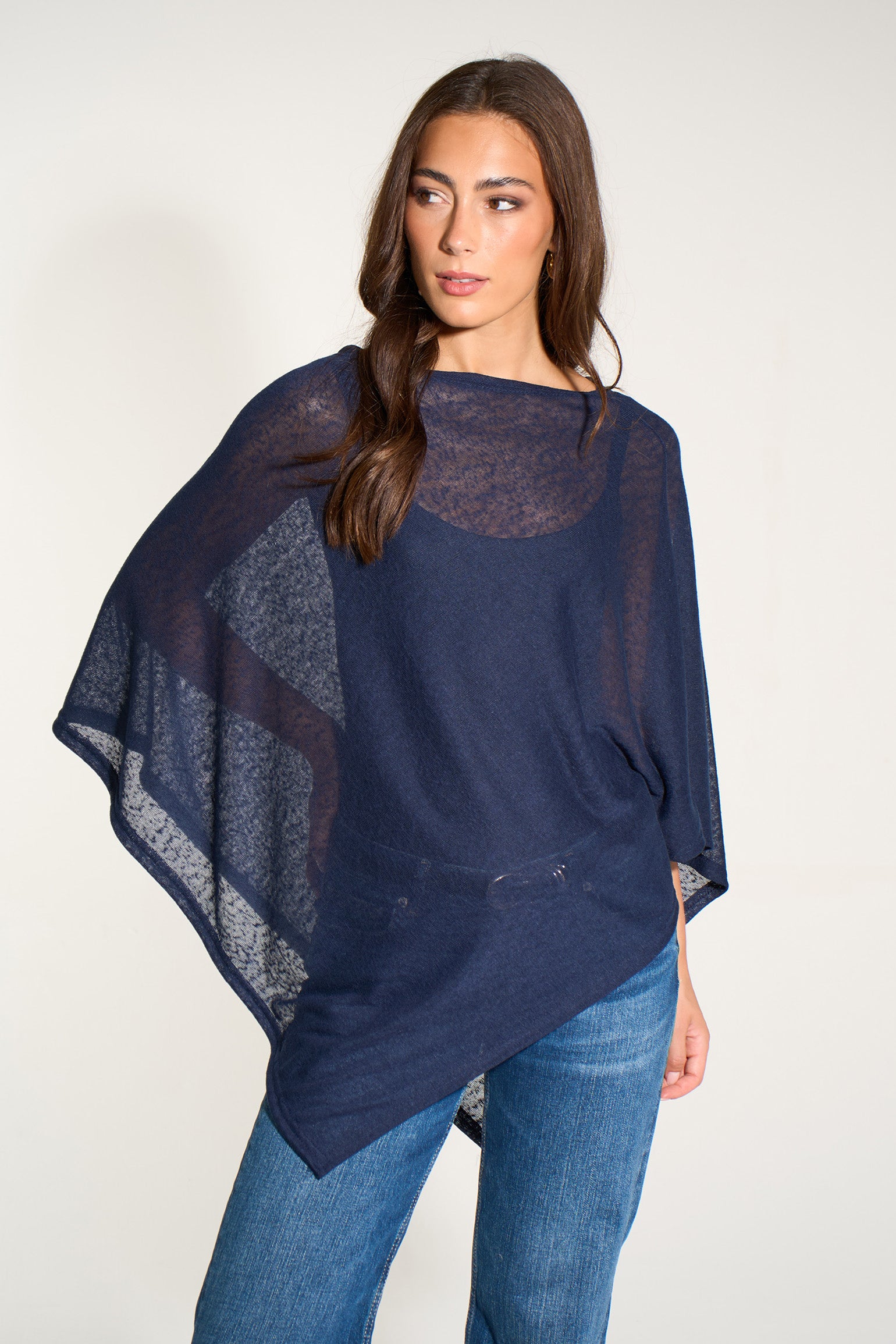 navy-blue-lightweight-fine-knit-poncho