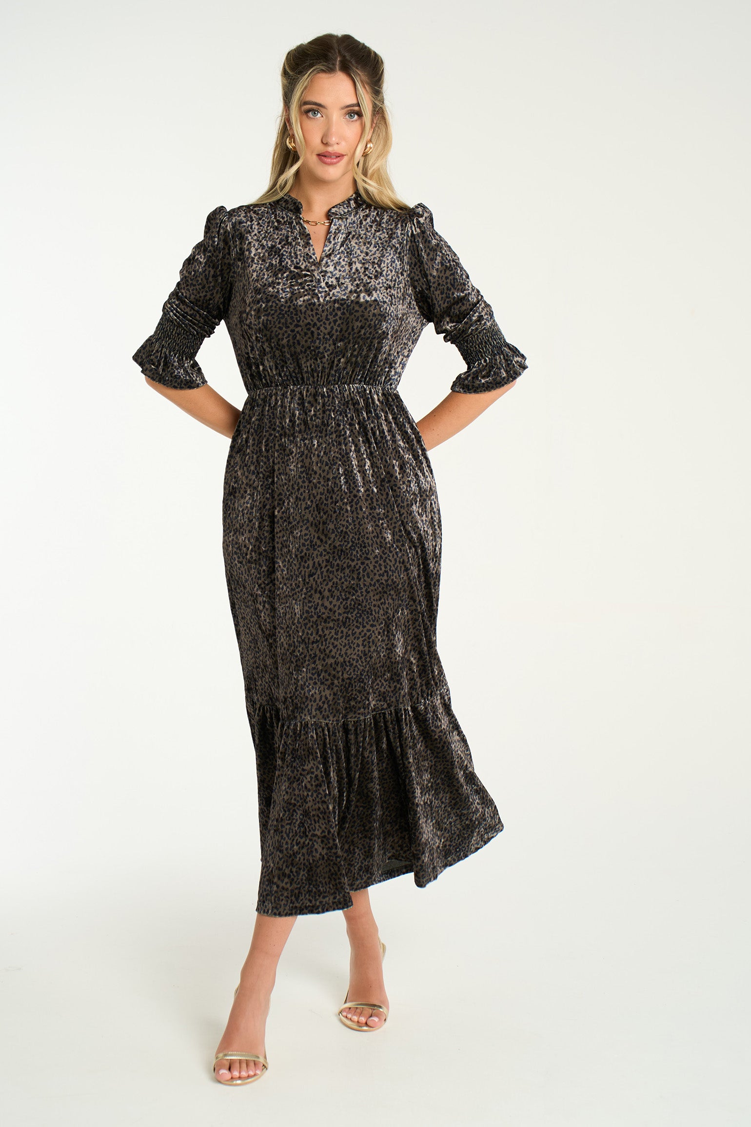 pandora-v-neck-midaxi-dress-khaki-velvet-leopard