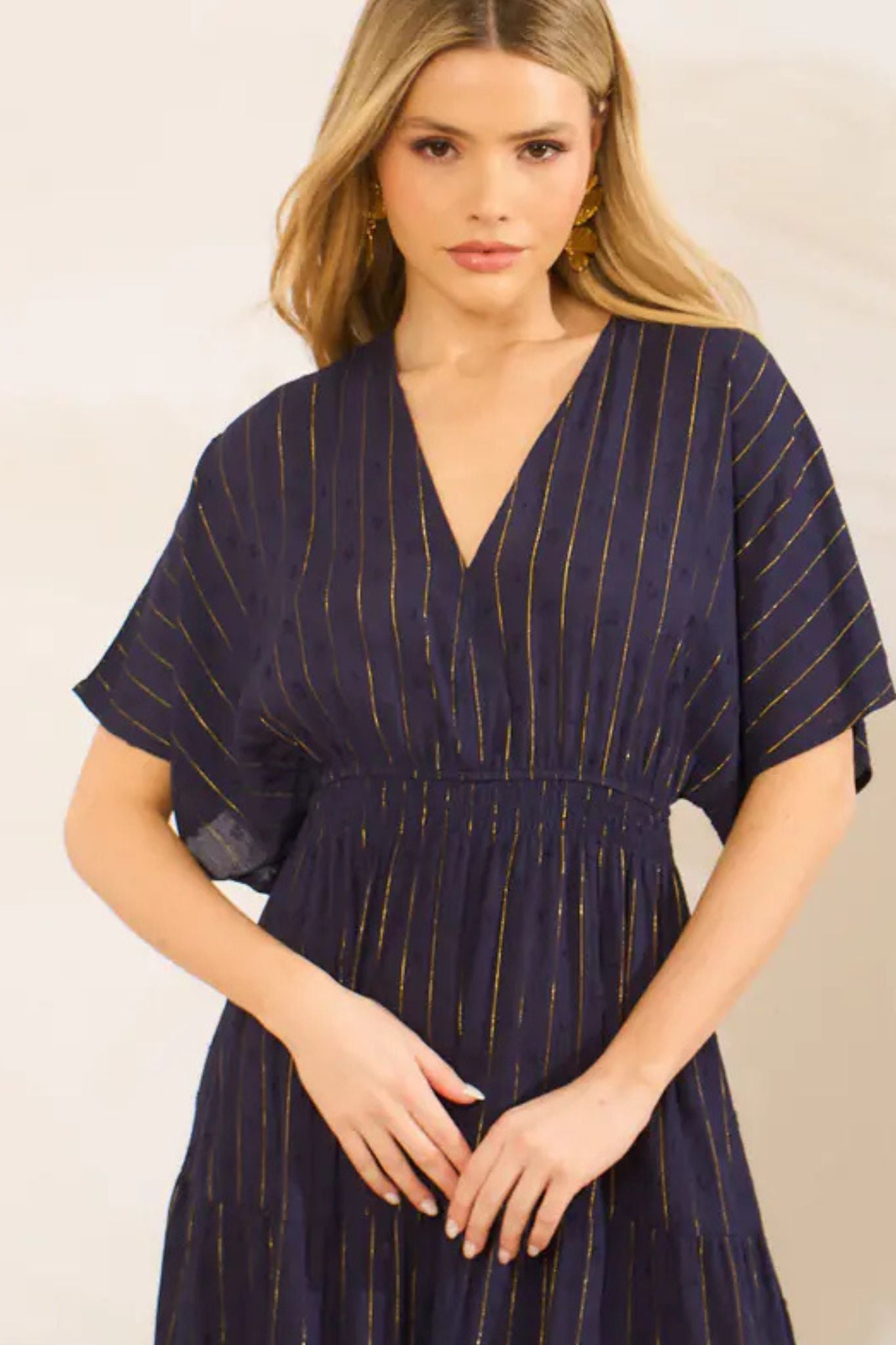 sienna-maxi-kaftan-dress-navy-blue-gold-metallic-stripe-2