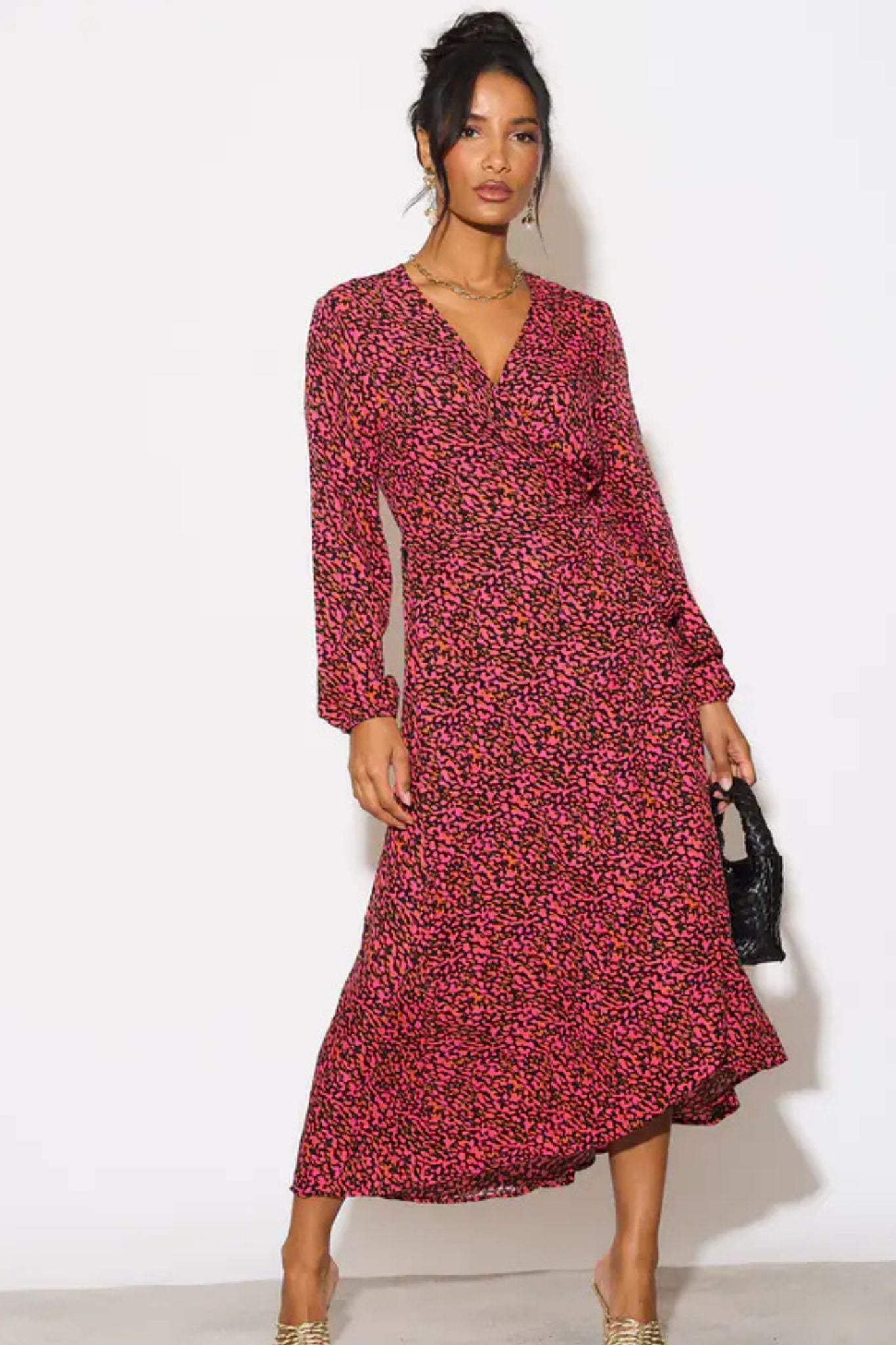 parker-long-sleeve-midi-wrap-dress-fuchsia-abstract-spot-1