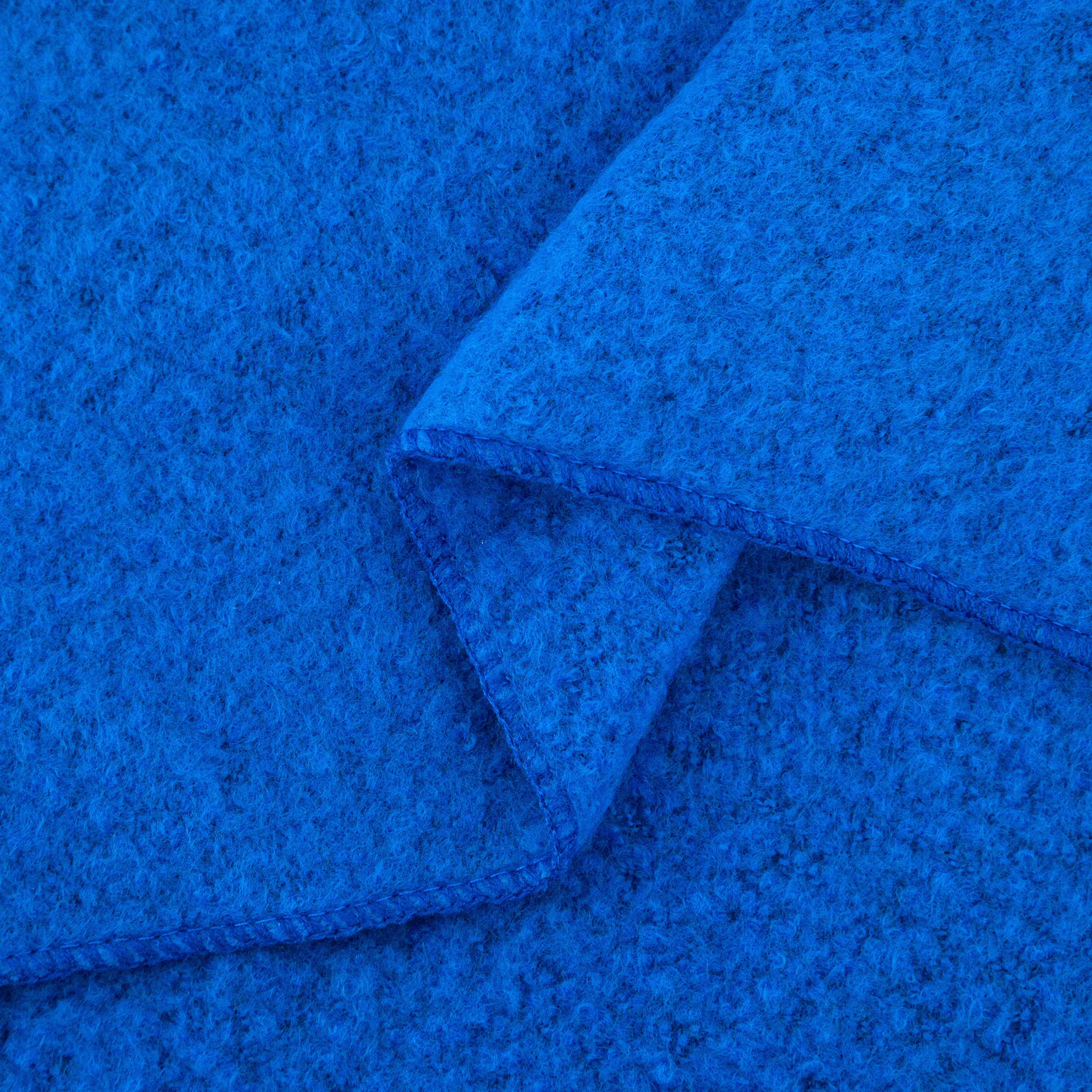 close up of the soft knitted acrylic fabric