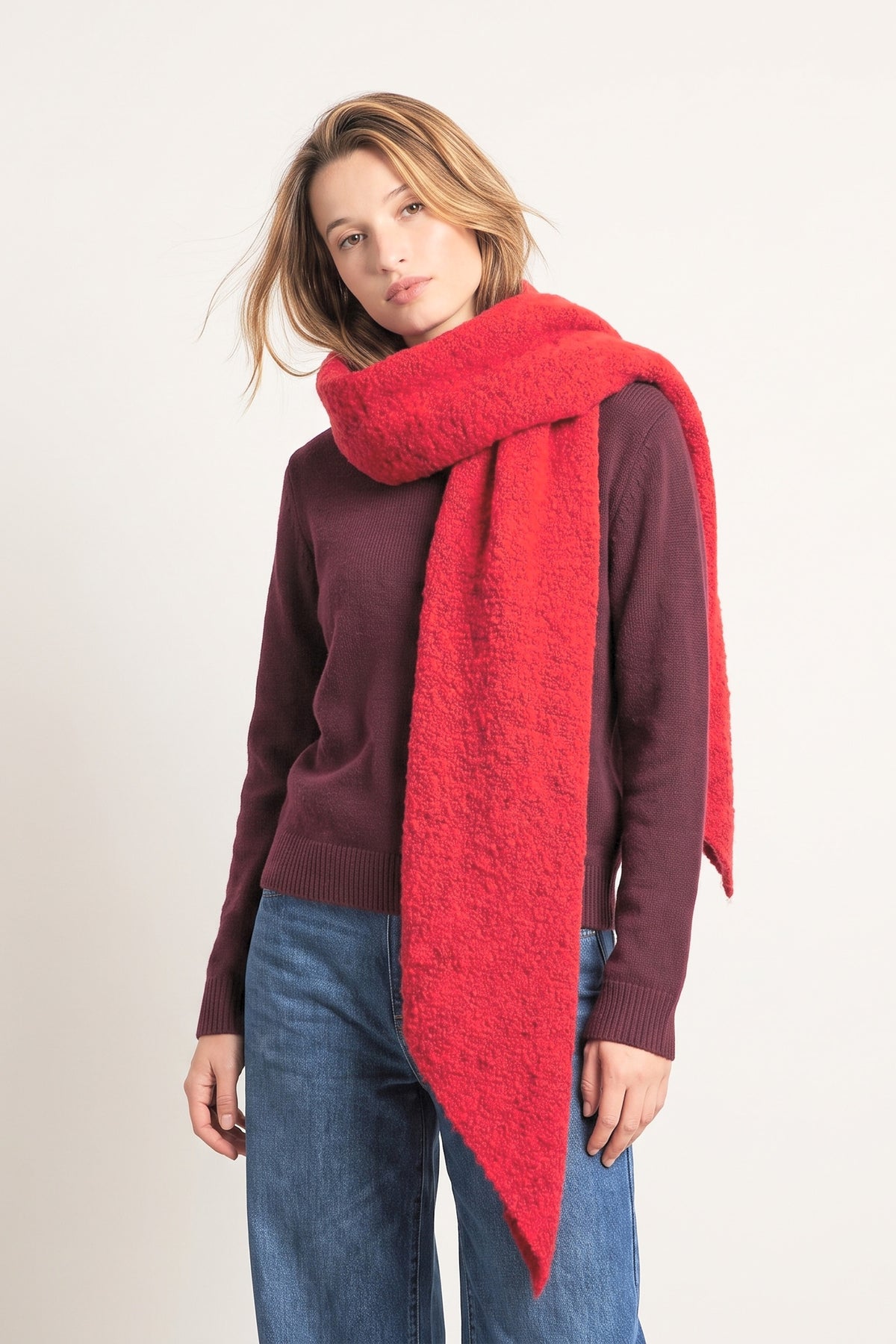 evie-red-asymmetric-heavyweight-scarf