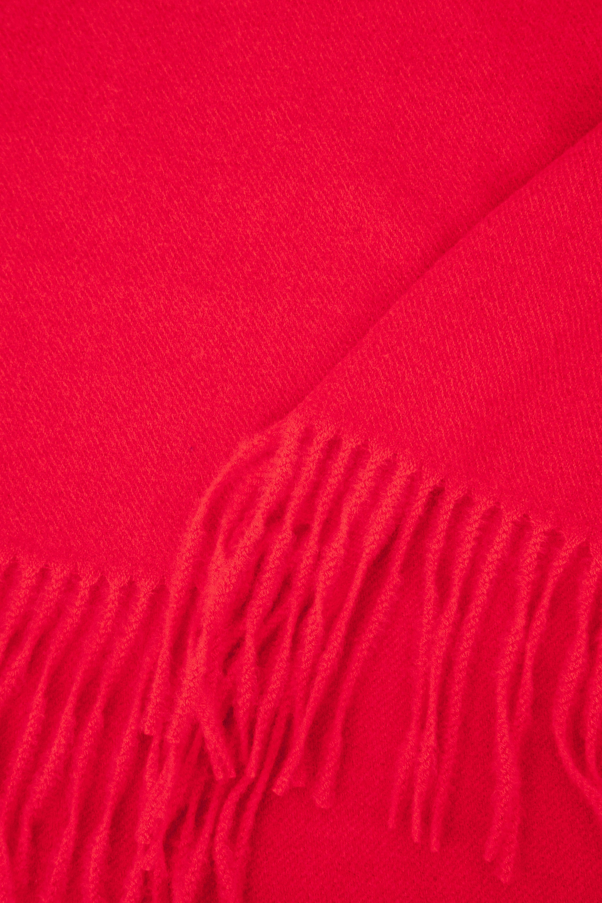 close up of the soft viscose knitted material of the winter blanket scarf