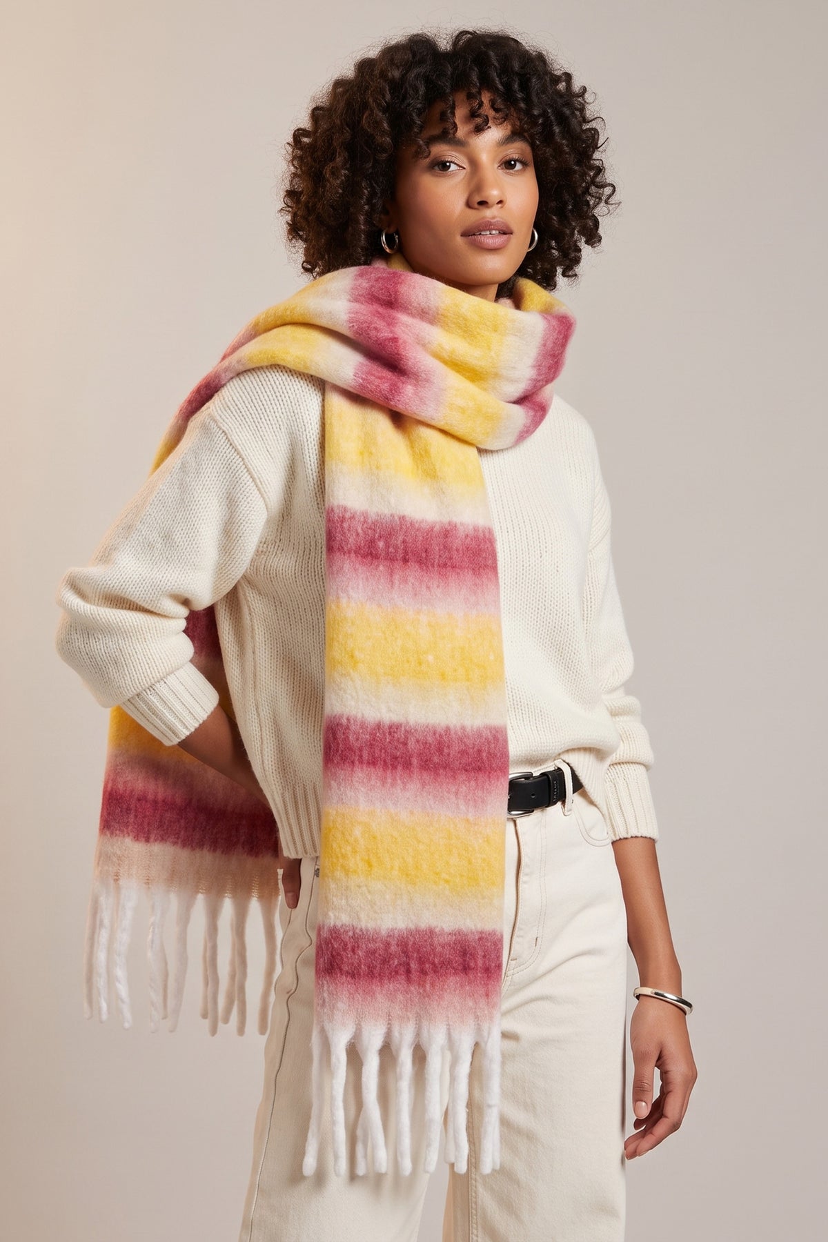 dallas-heavyweight-scarf-red-yellow-stripe-tassel-fringe
