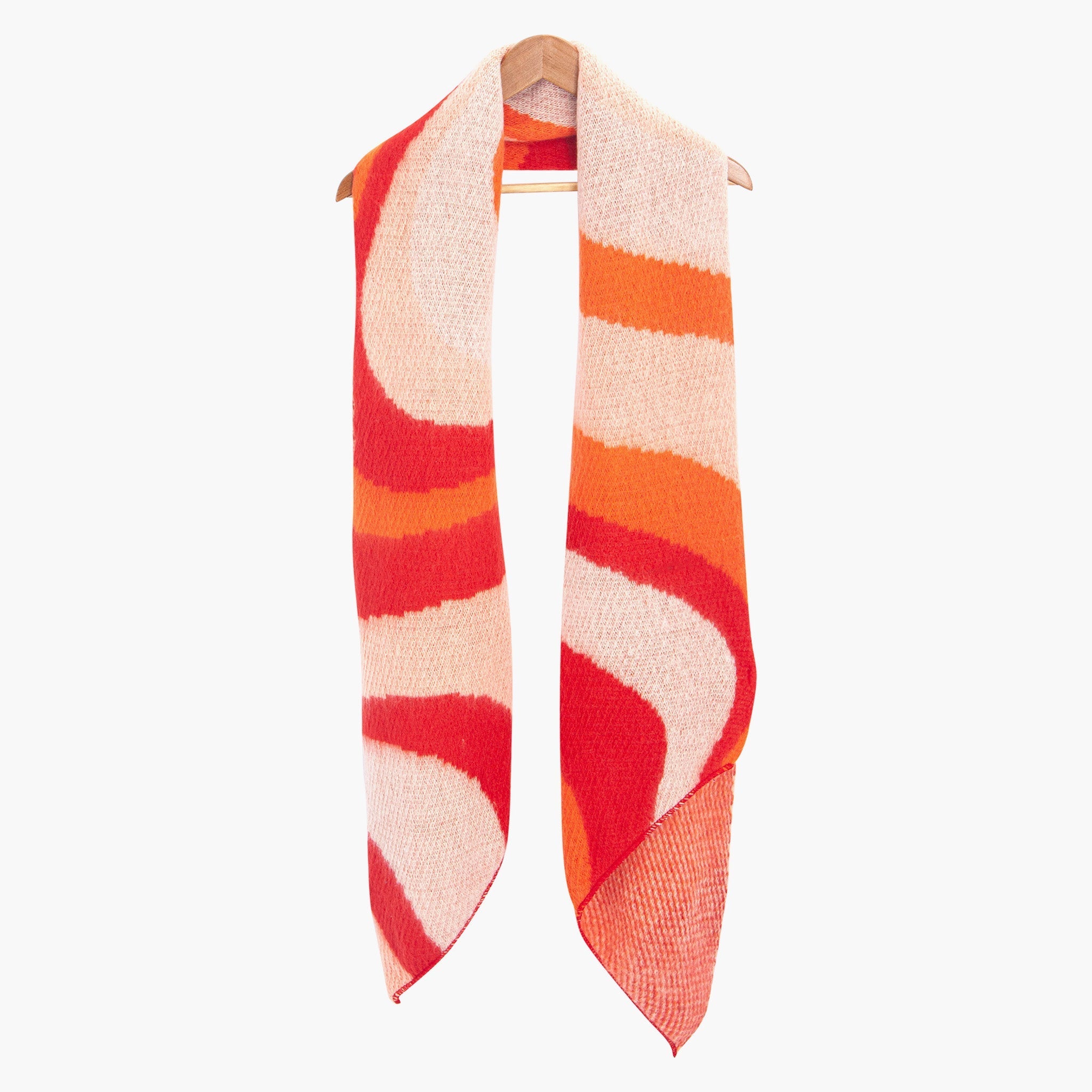 ramona-orange-red-waves-heavyweight-scarf-draped-length