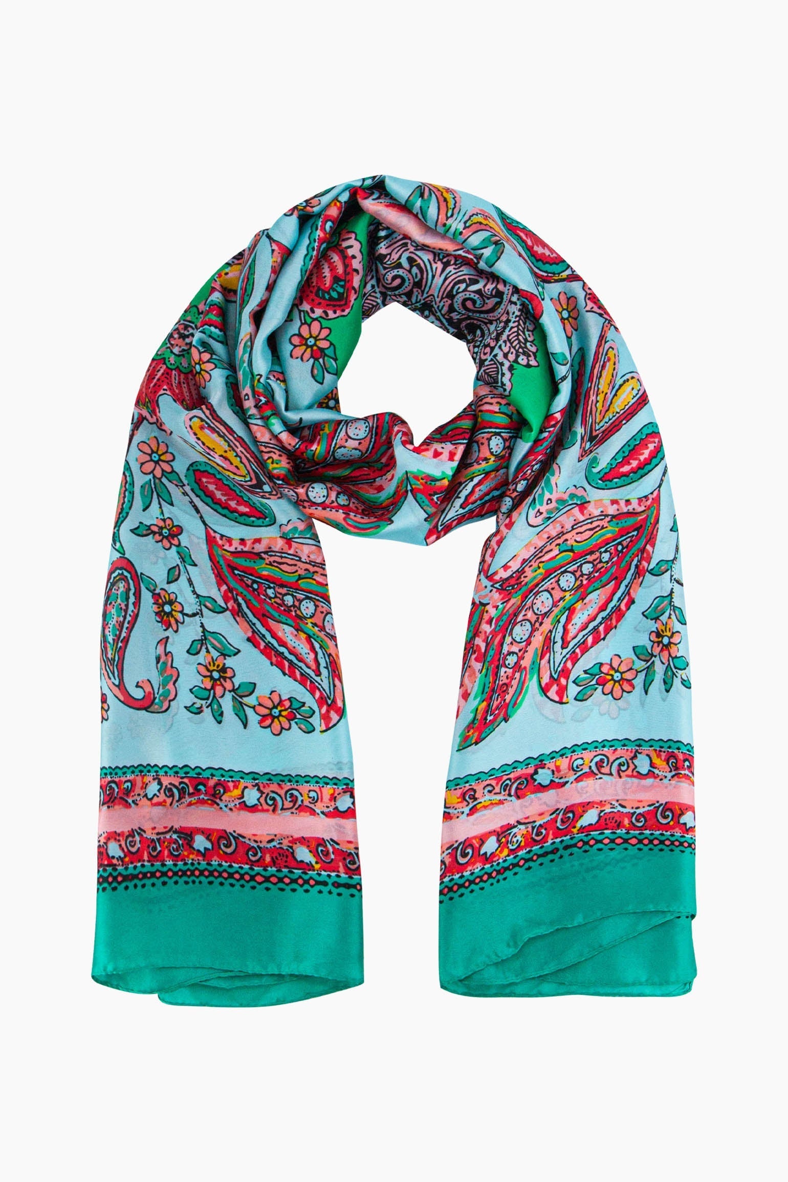 haven-lightweight-scarf-green-paisley-print-vintage-floral-multicoloured