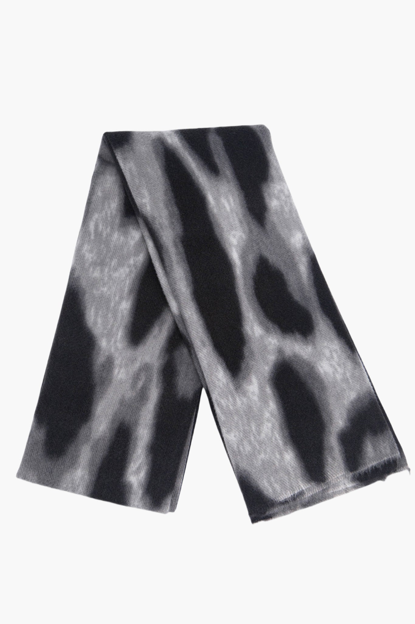 Lois Grey Leopard Lightweight Scarf