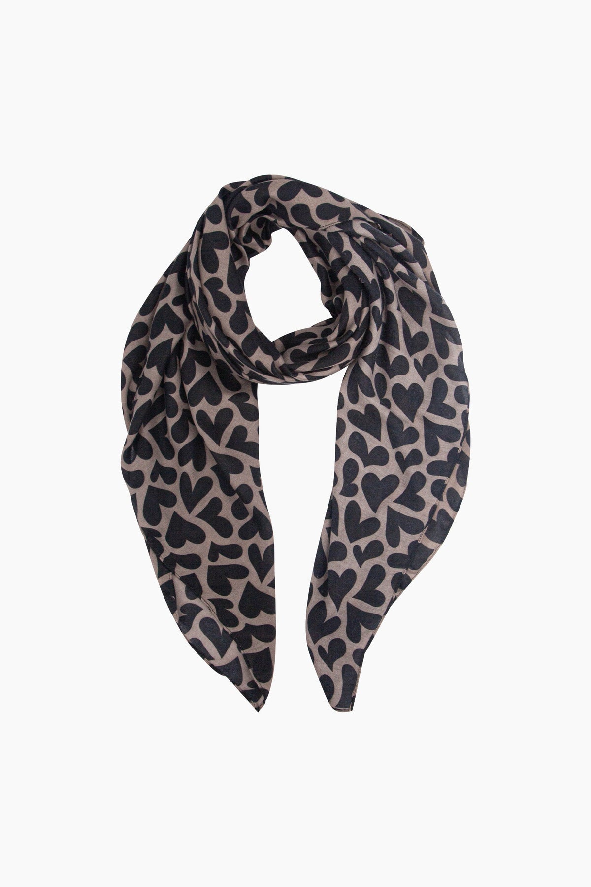 Heart-Print-Lightweight-Scarf-in-Grey