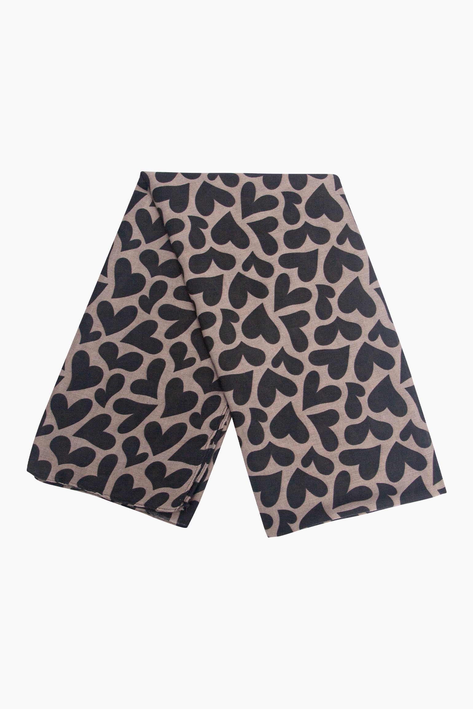 Heart-Print-Lightweight-Scarf-in-Grey