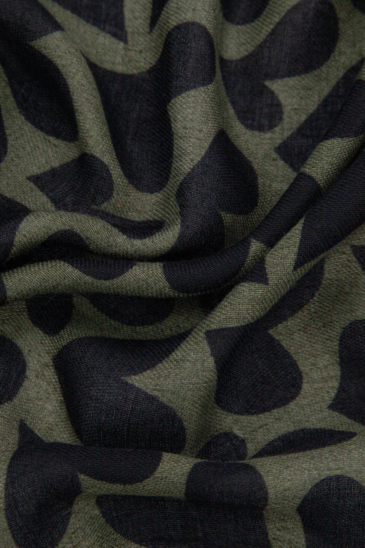 Heart-Print-Lightweight-Scarf-in-Khaki