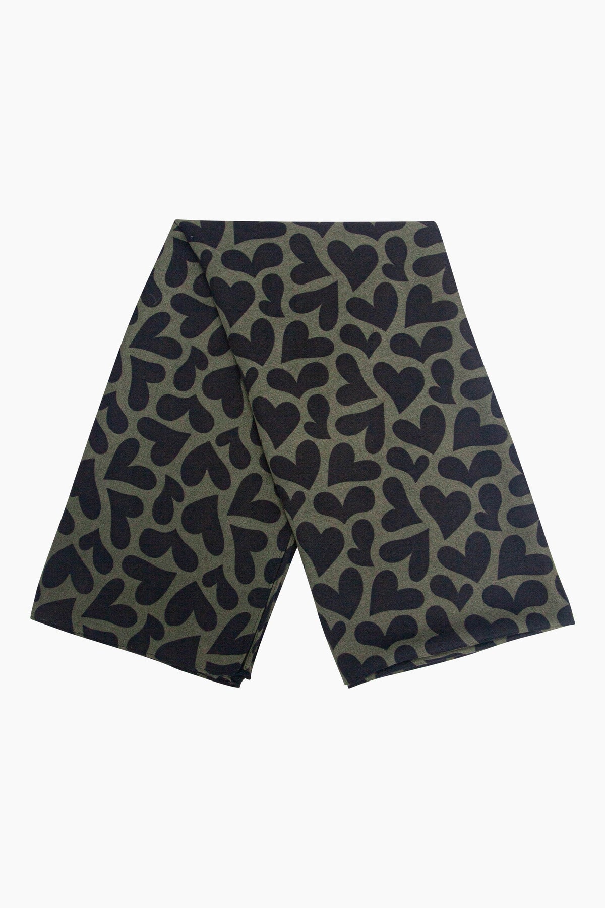Heart-Print-Lightweight-Scarf-in-Khaki