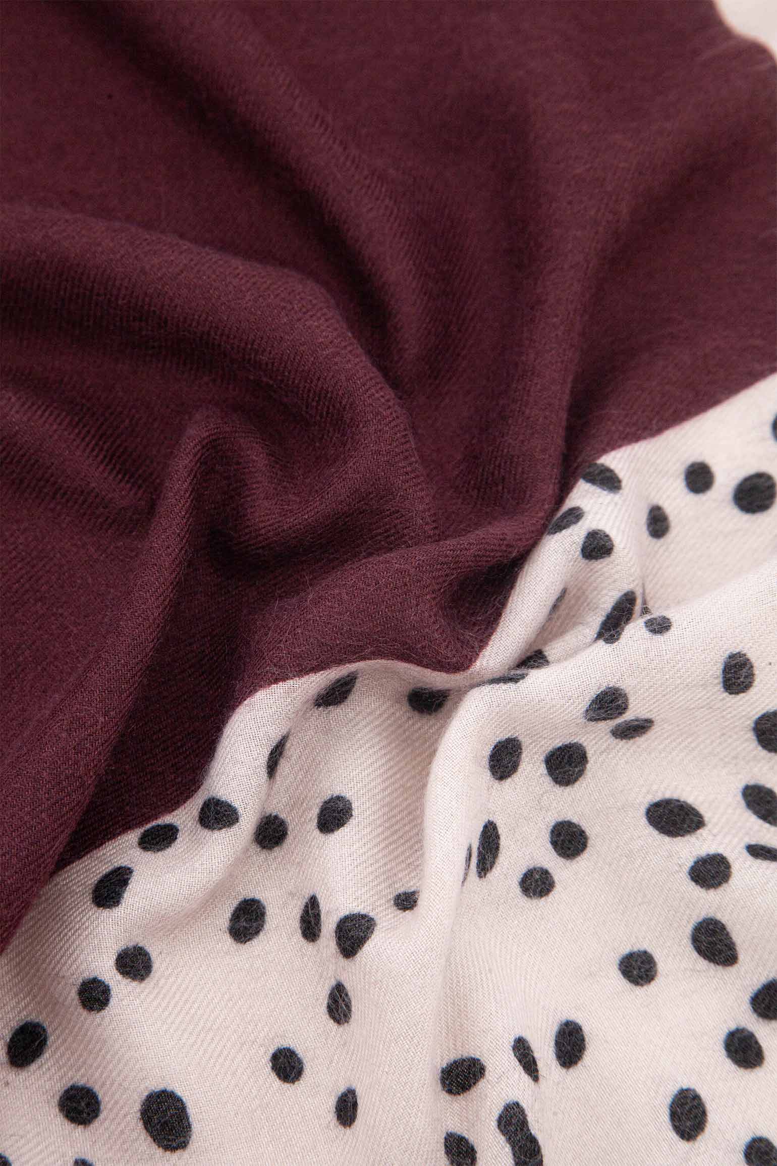 Animal-Spot-Lightweight-Scarf-in-Berry