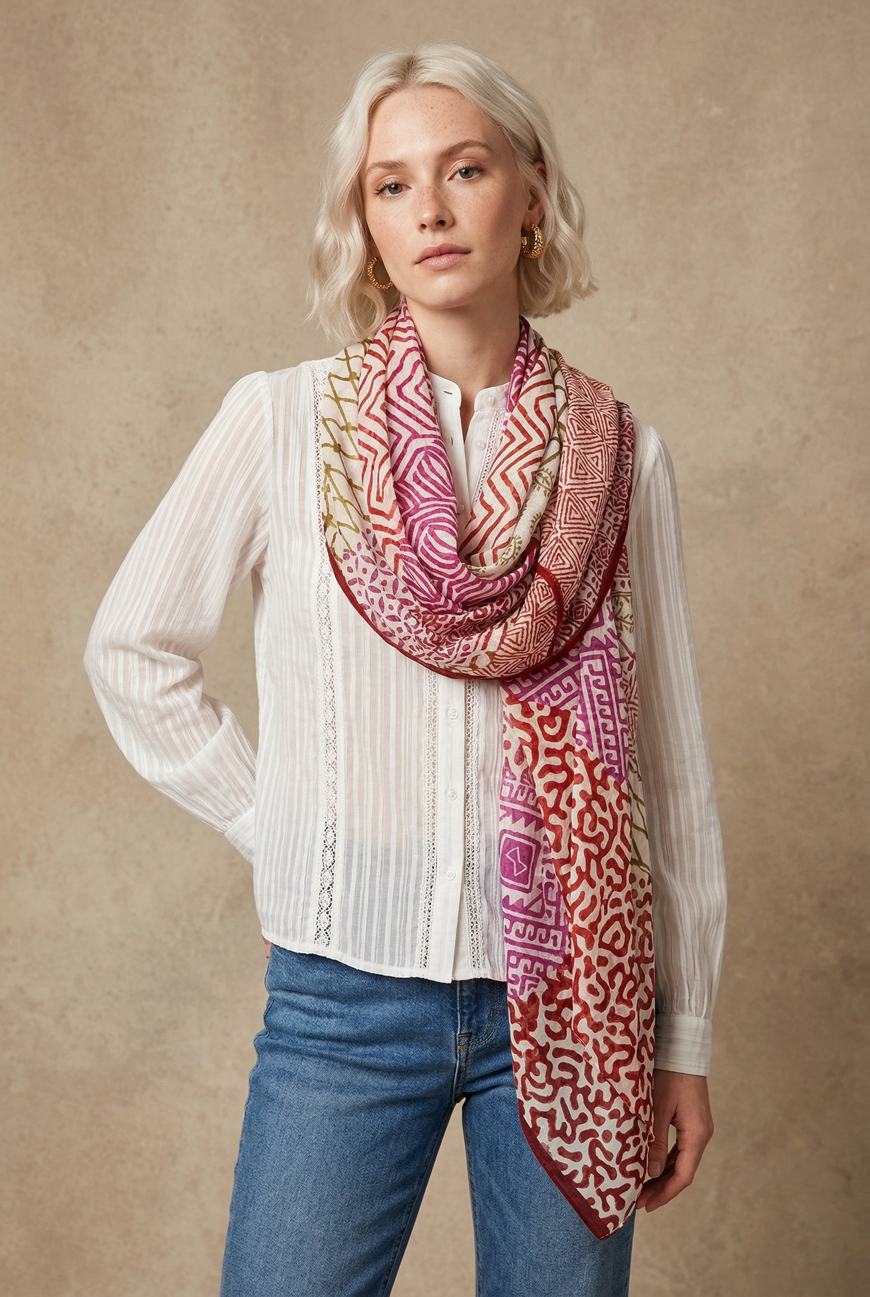 Pink-mixed-print-cotton-scarf