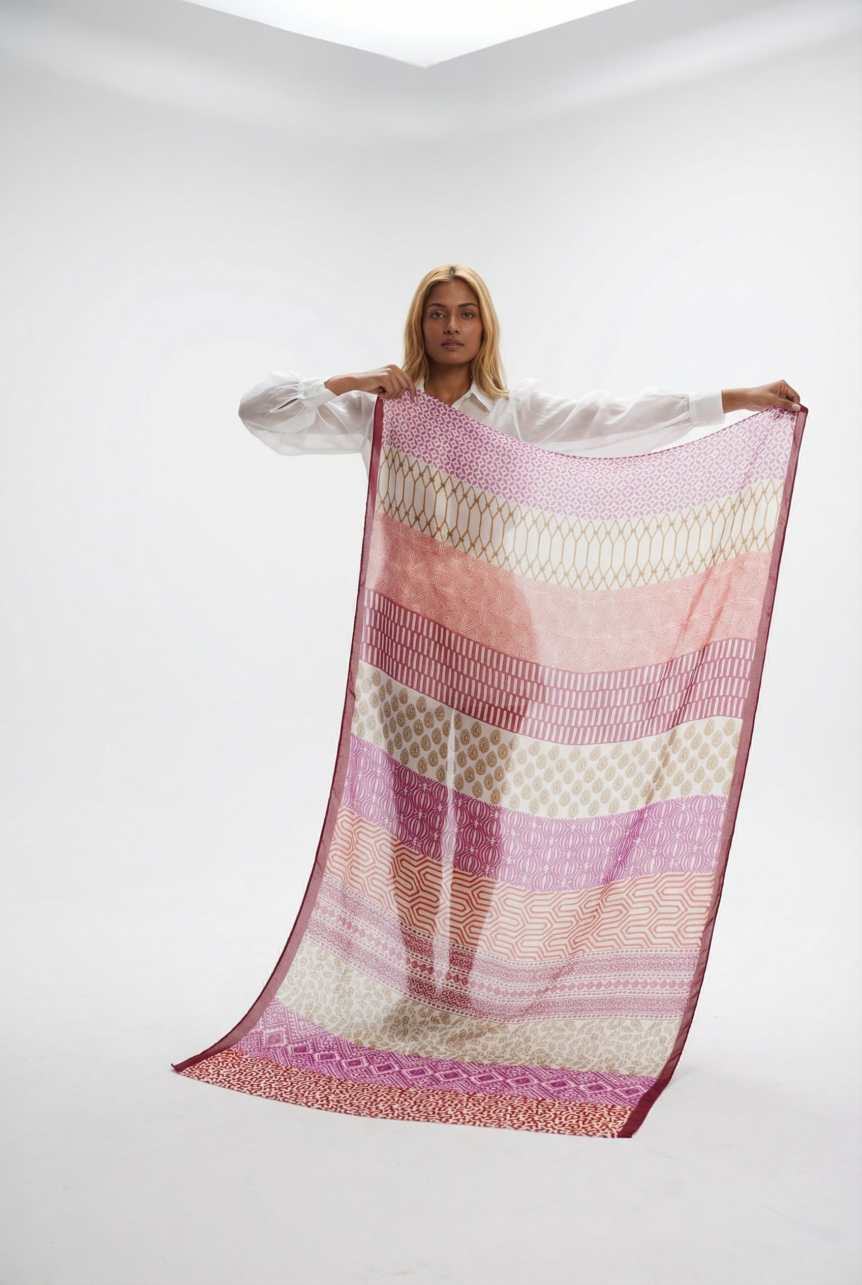 Pink-mixed-print-cotton-scarf