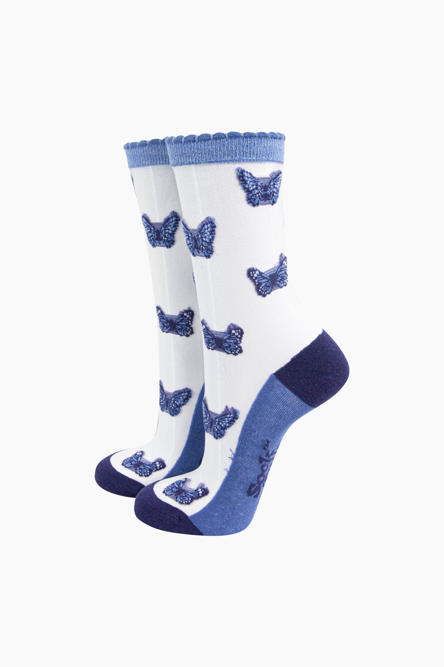 Butterflies-Combed-Cotton-Sheer-Pop-Socks-in-Blue-Mannequin