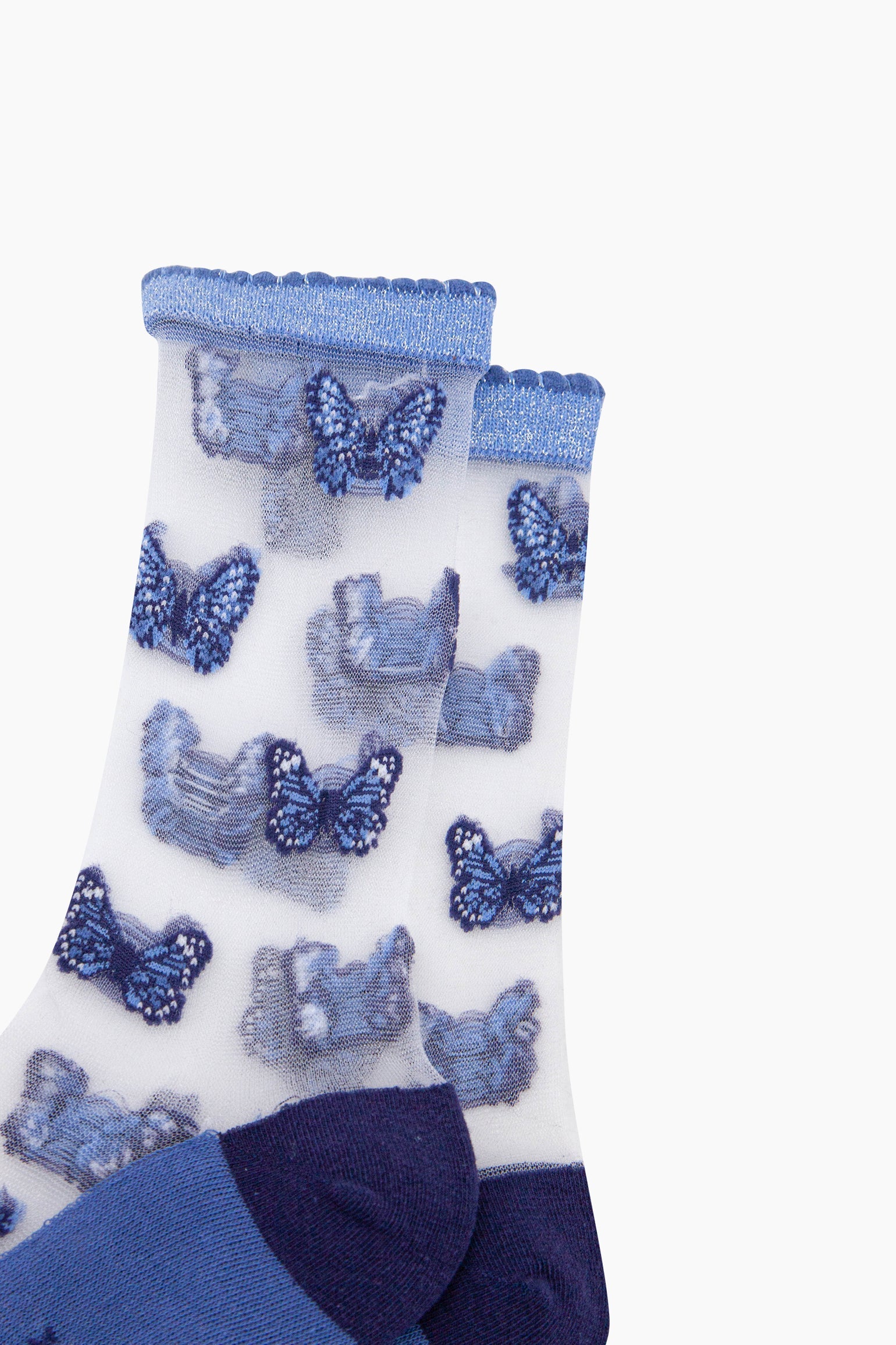 Butterflies-Combed-Cotton-Sheer-Pop-Socks-in-Blue-Closeup
