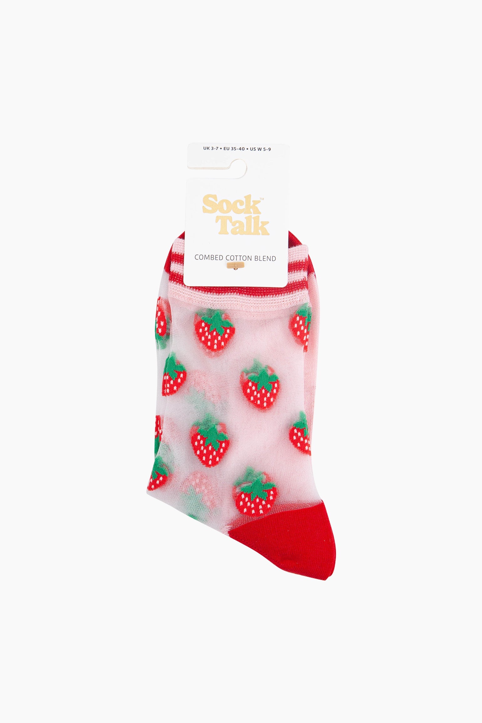 Strawberries-Fruit-Combed-Cotton-Sheer-Pop-Socks-in-Red-In-Packaging