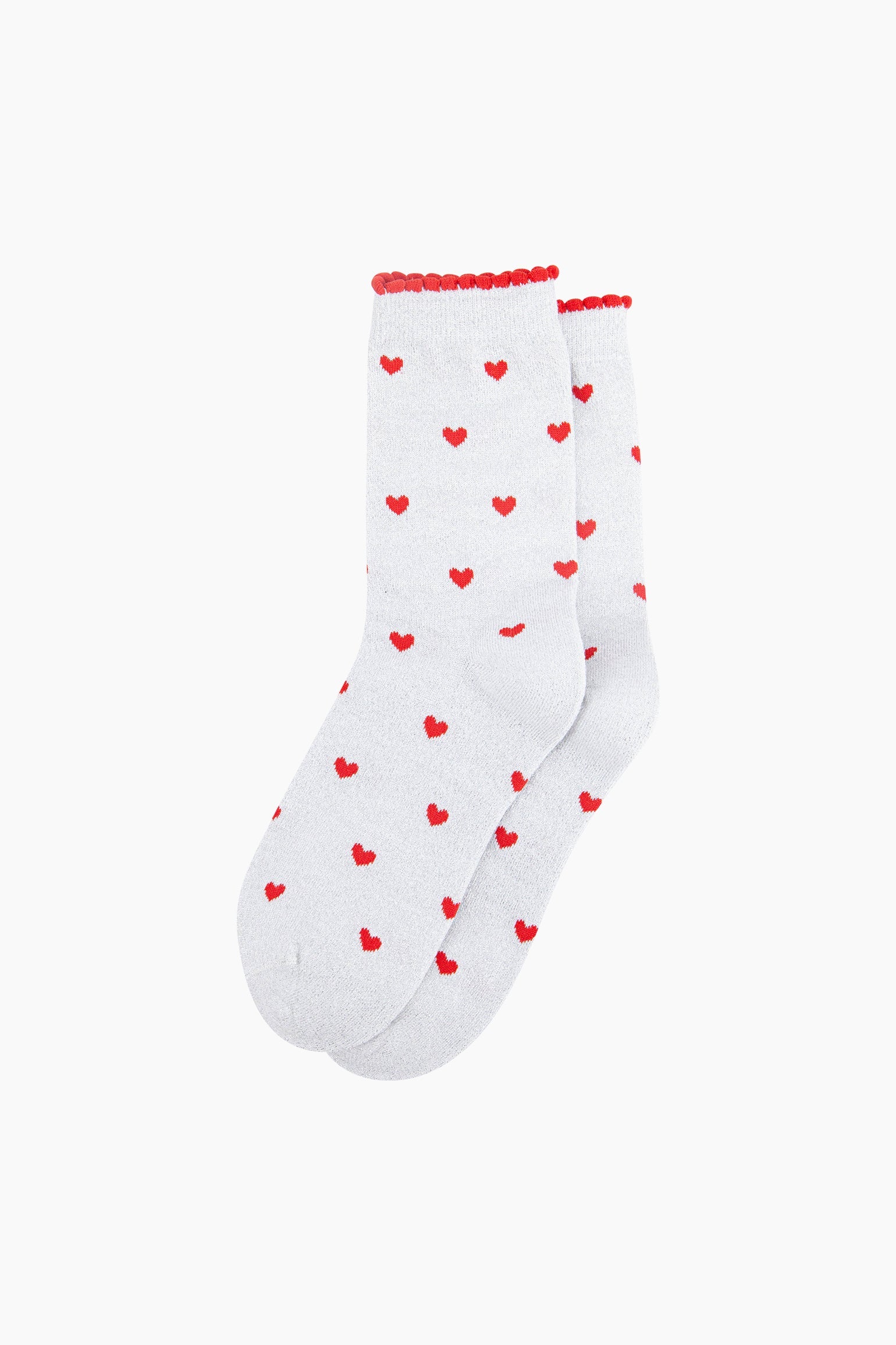 Love-Hearts-Combed-Cotton-Glitter-Socks-in-White-Red-flat-lay