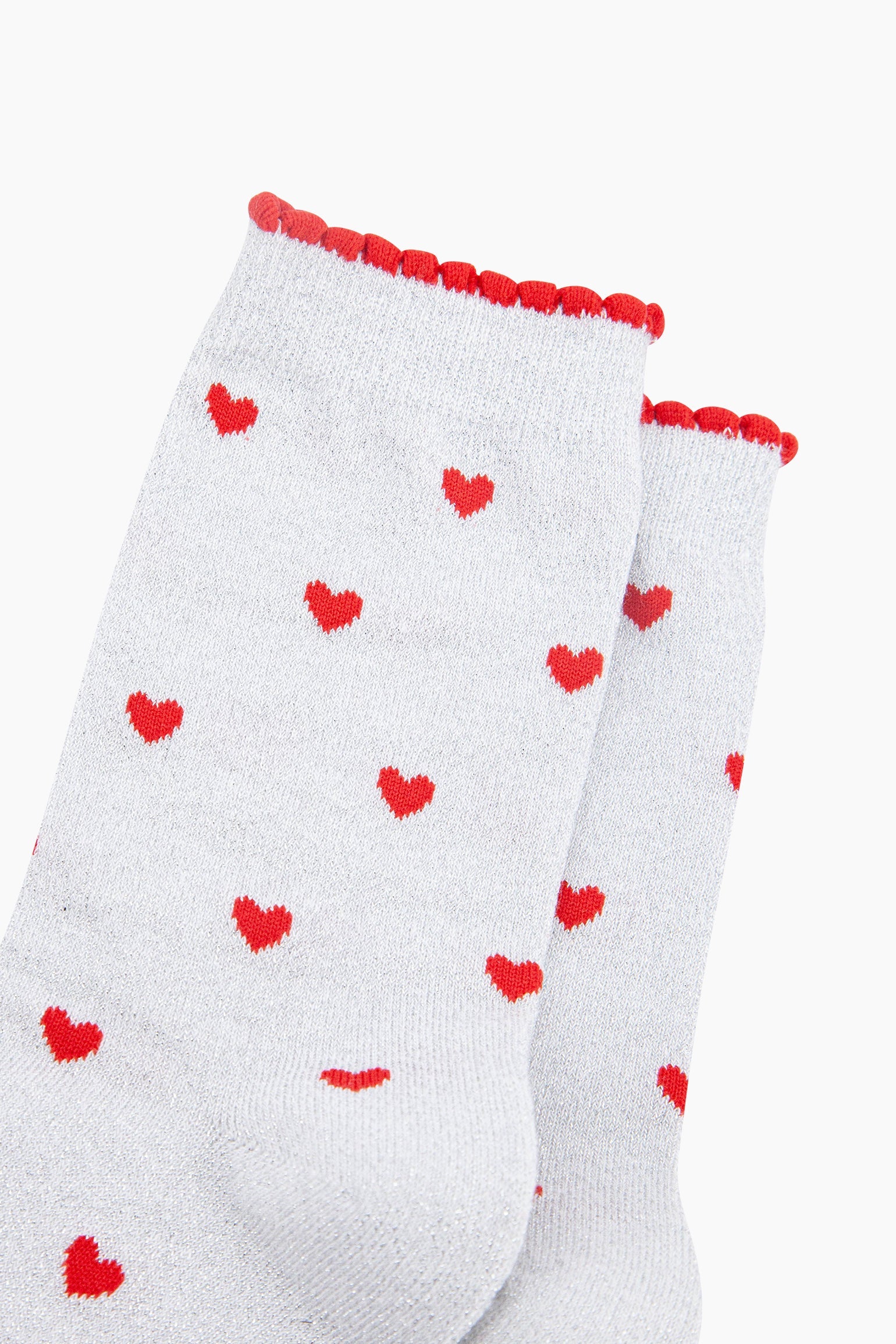 Love-Hearts-Combed-Cotton-Glitter-Socks-in-White-Red-close-up